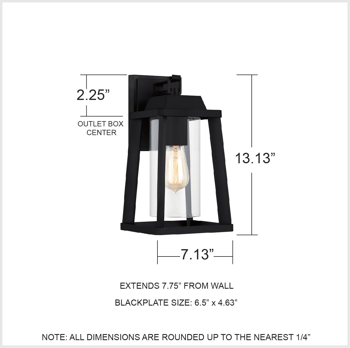 Quoizel LWS33644B Outdoor-Wall-Lighting - View #7