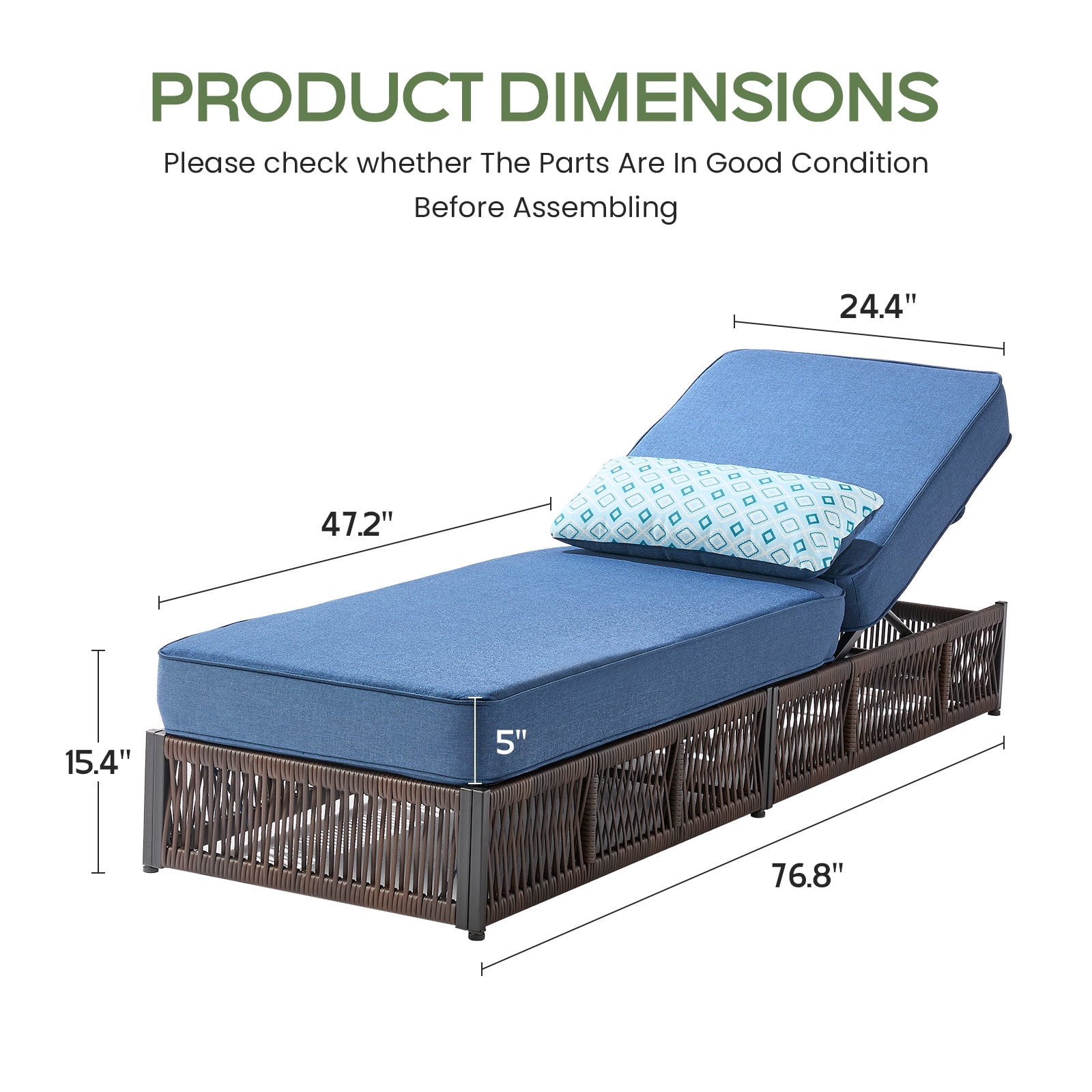 Pocassy PJ-HIBR150-1 Patio-Chairs - View #5