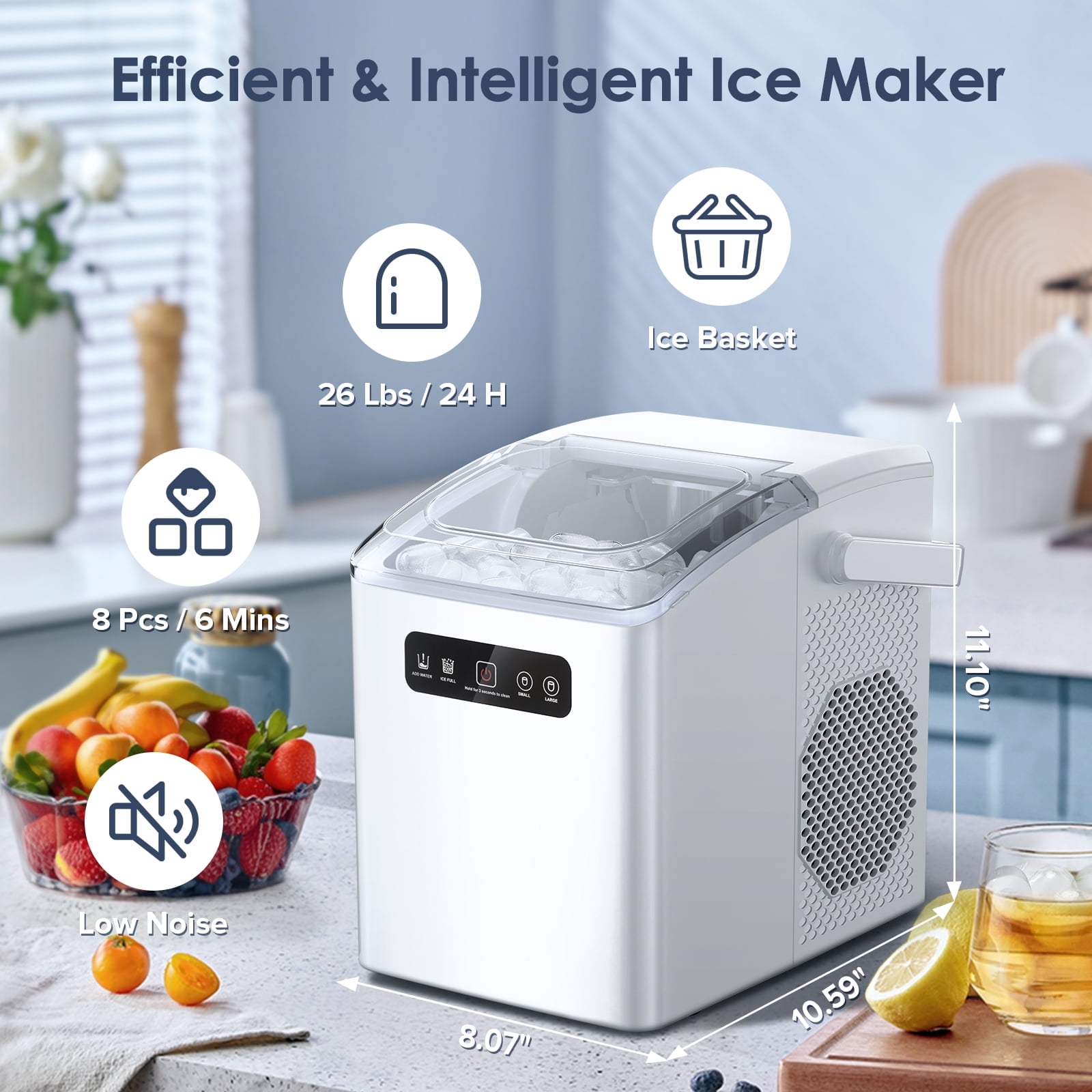 COWSAR LSZ34IM24W Ice-Makers - View #3
