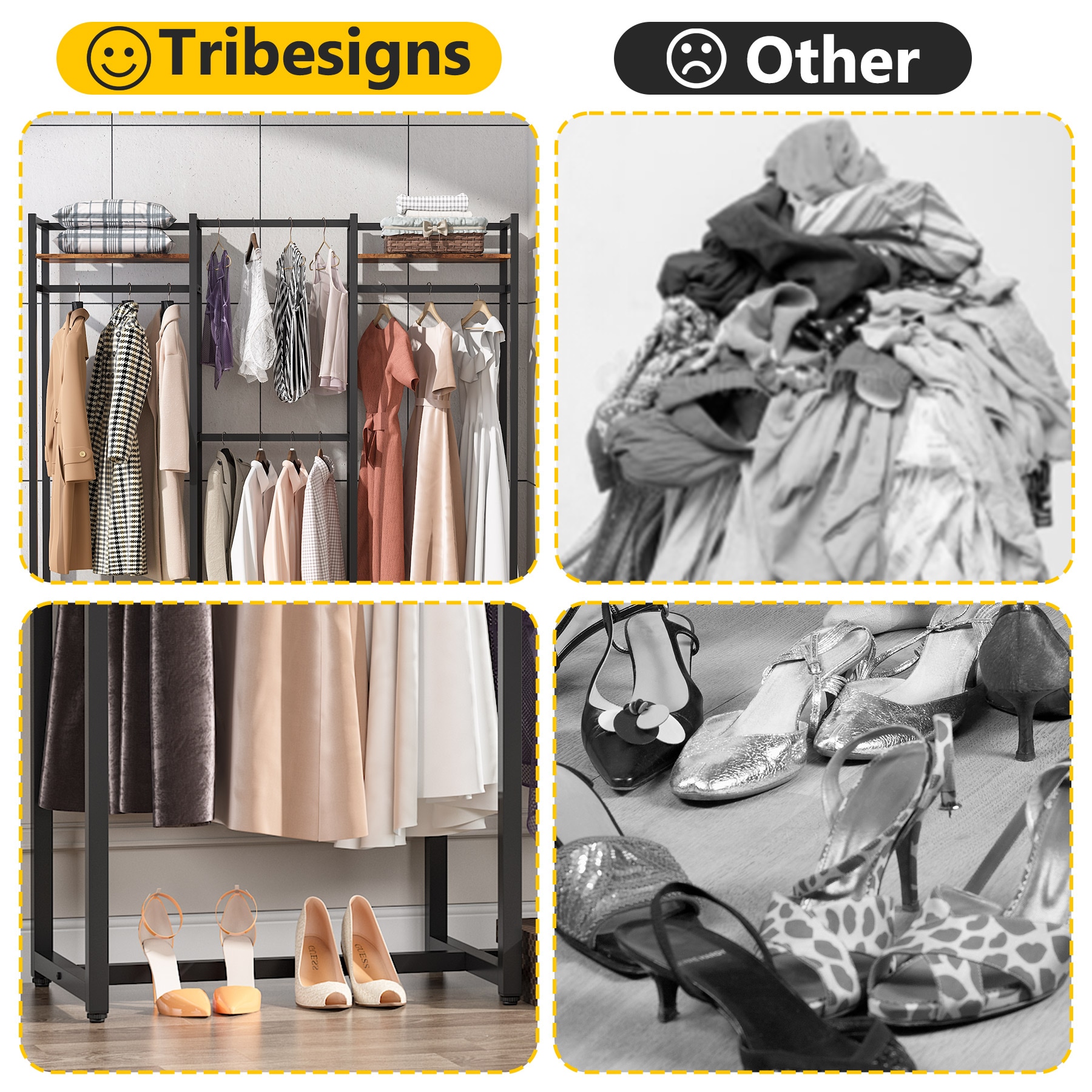 Tribesigns HOGA-JW0097 Garment-Racks - View #4