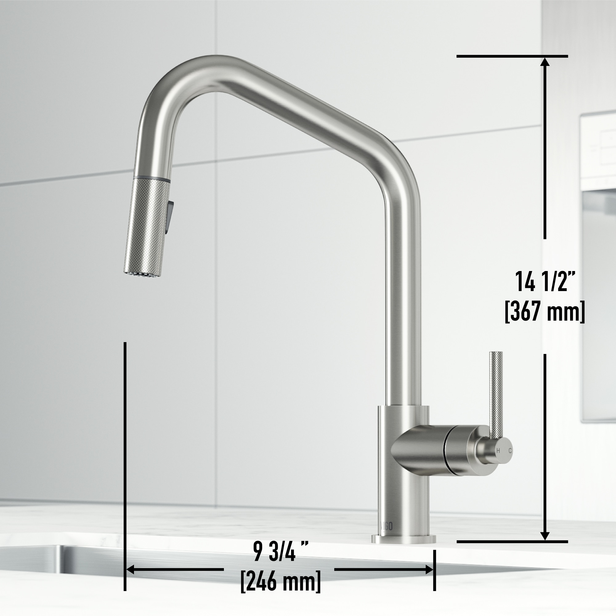 VIGO VG02038ST Kitchen-Faucets - View #5