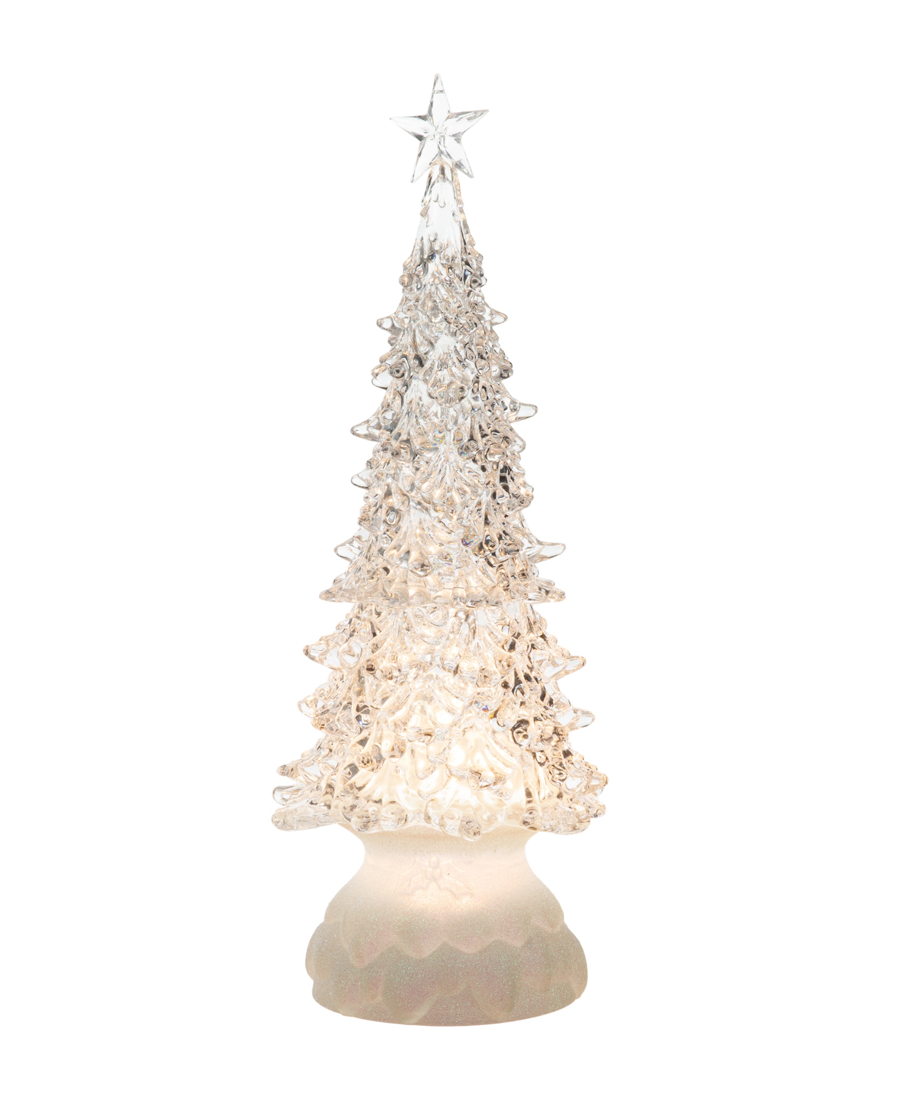 Glitzhome 2009800025 18.5-Inches Lighted Tabletop Decoration Merry Christmas Battery-operated Christmas Decor