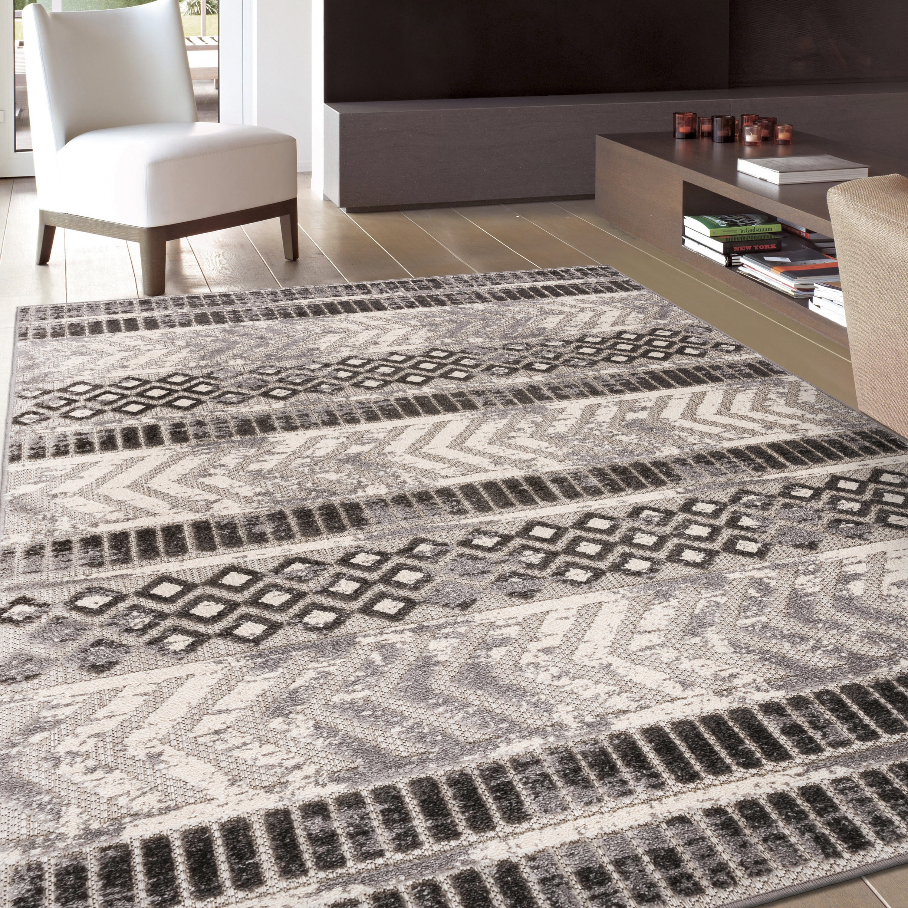 World Rug Gallery 8019GRAY8X10 rugs - View #5