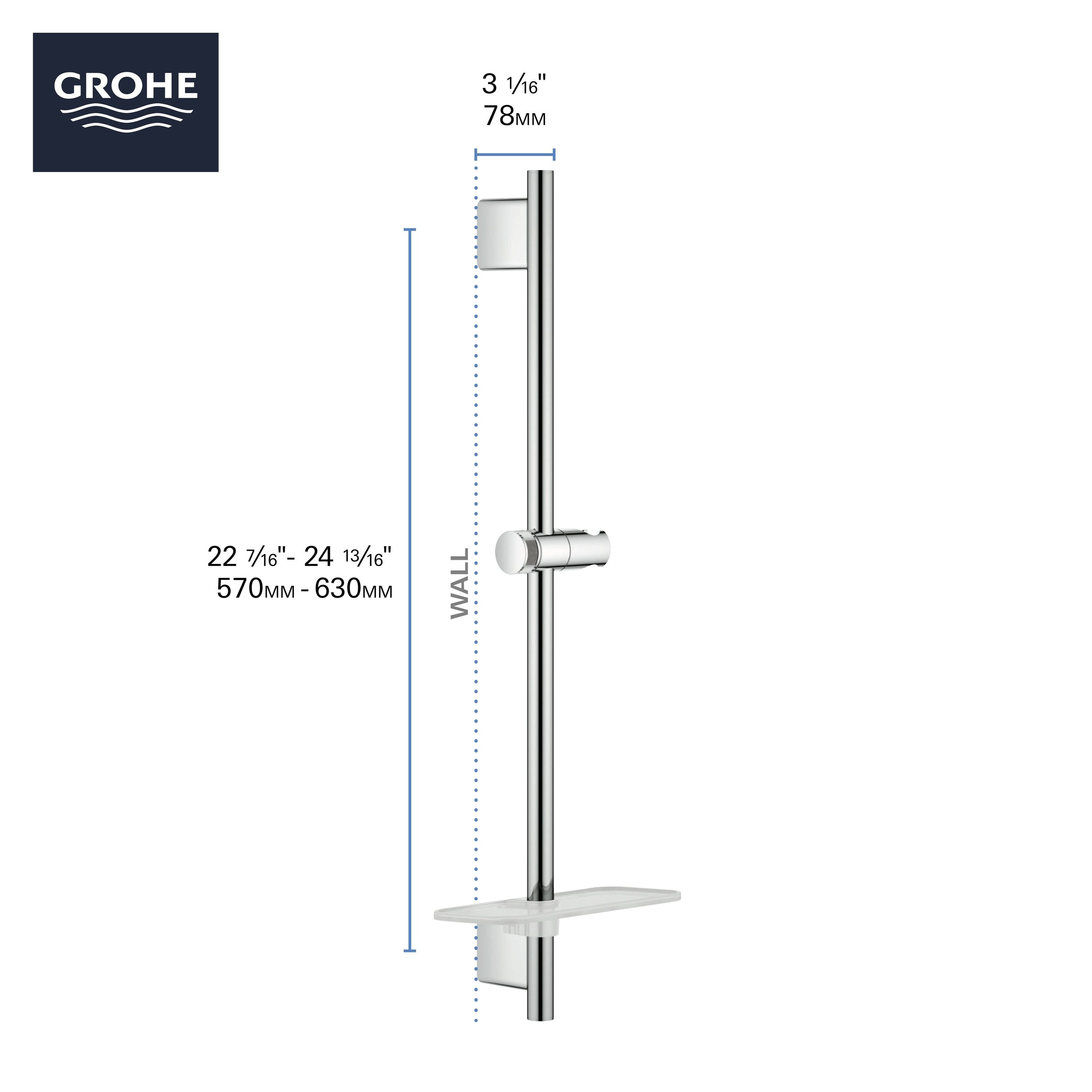 GROHE 26602000 Bath-Shower-Facc - View #7