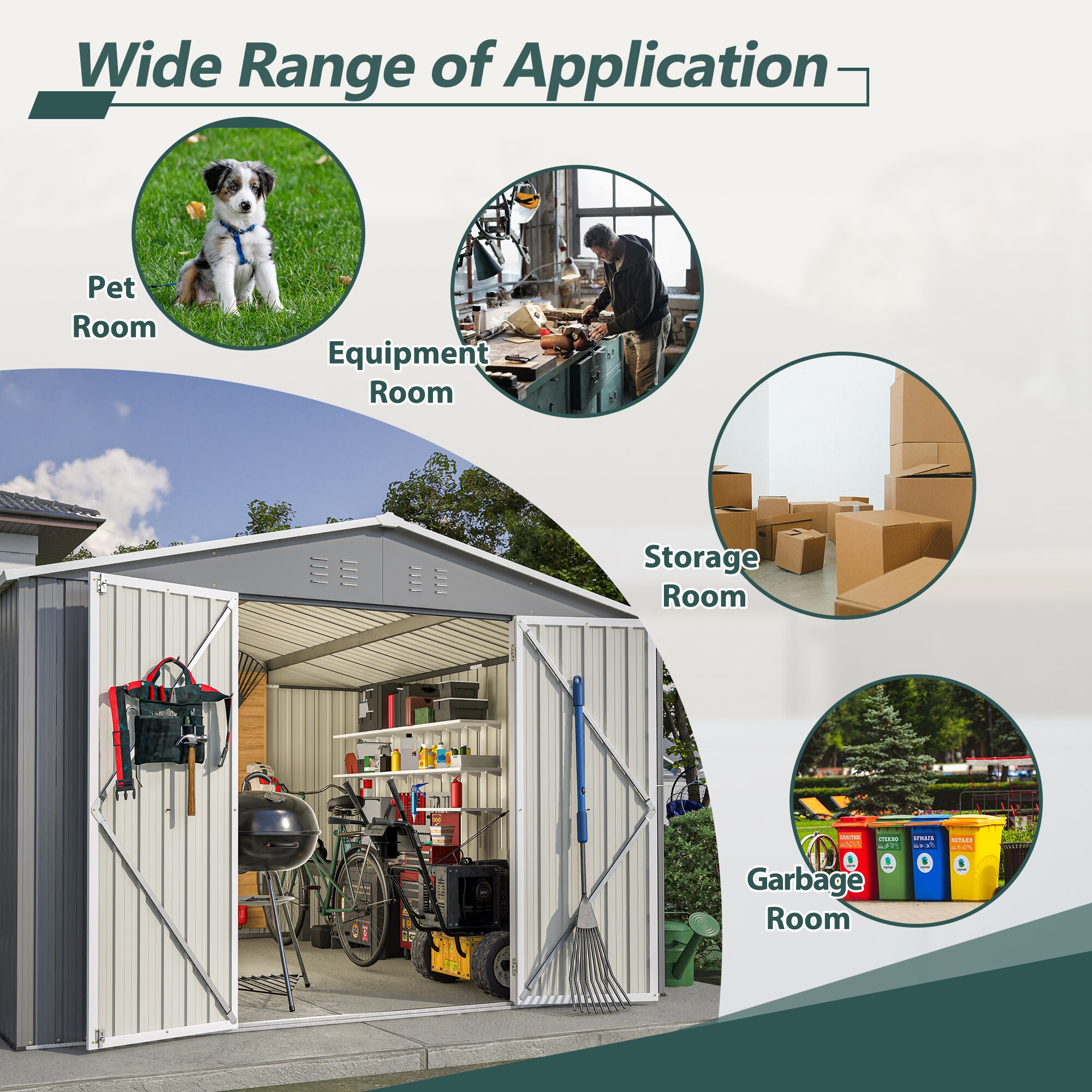 Ayelon CVS00021 Metal-Storage-Buildings-Sheds - View #6