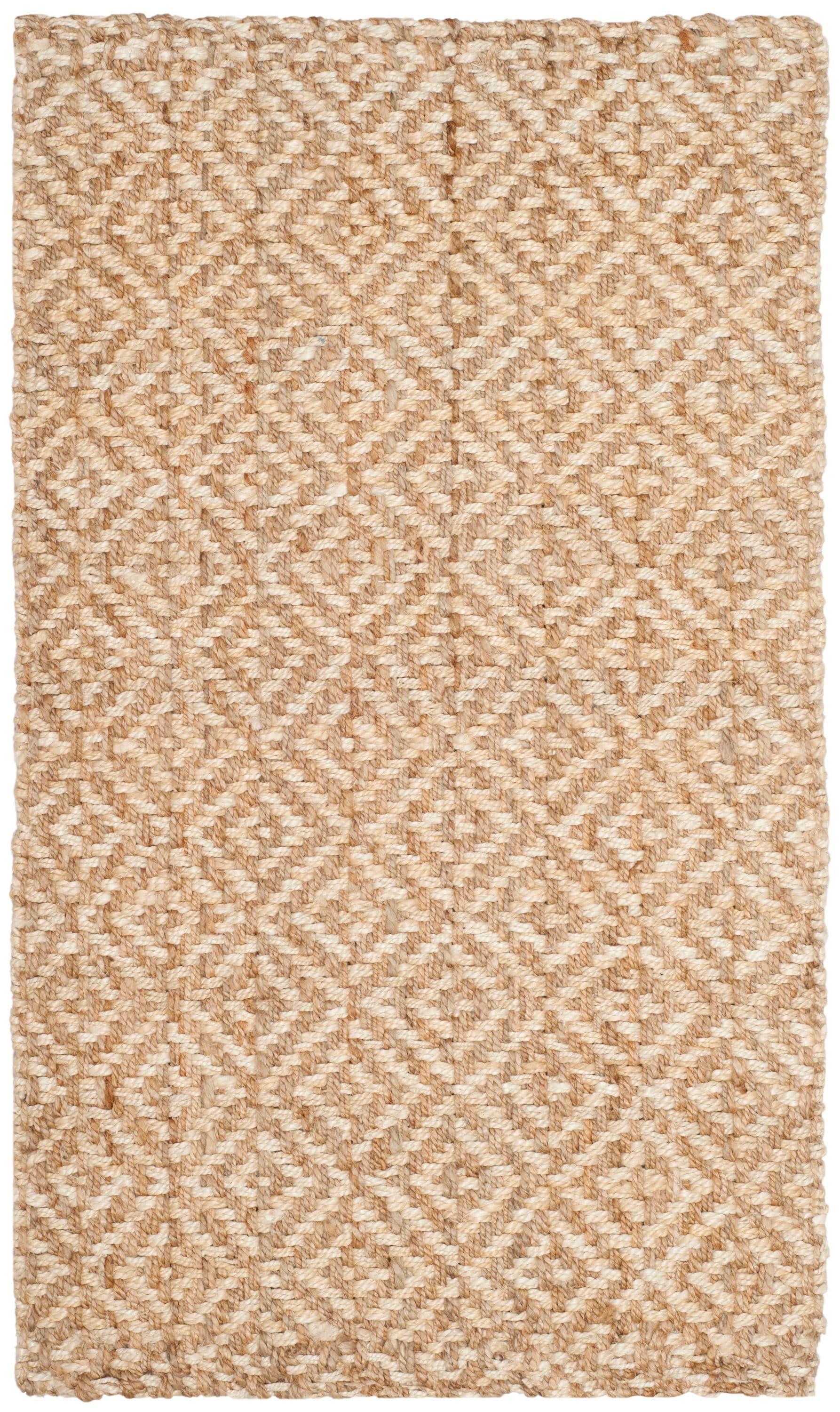 Ivory Natural Hand-Woven Jute & Sisal 3' x 5' Area Rug