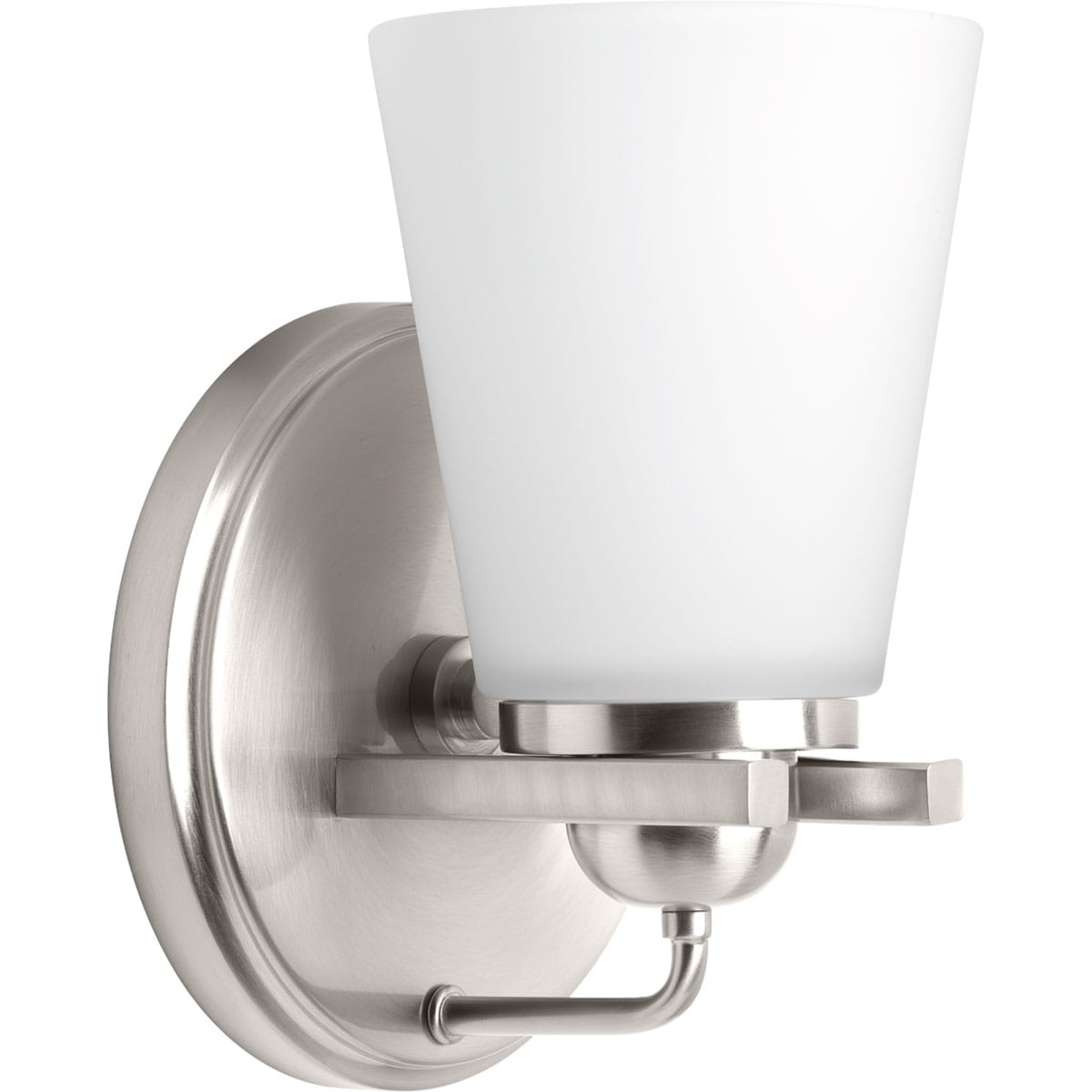 Progress Lighting P300000-009 Flight 6.12-in 1 -Light Brushed Nickel Modern/contemporary Vanity light