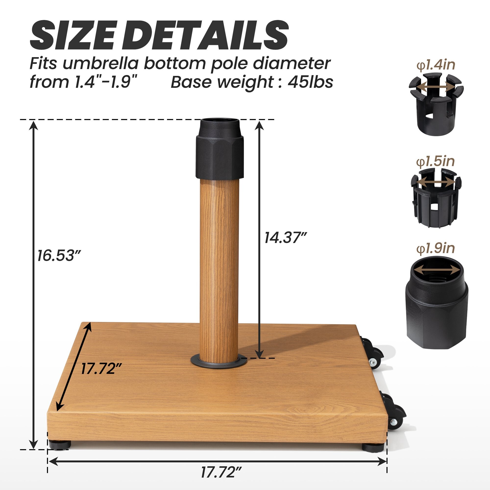 Crestlive Products CL-UB023TEK Umbrella-Bases - View #3