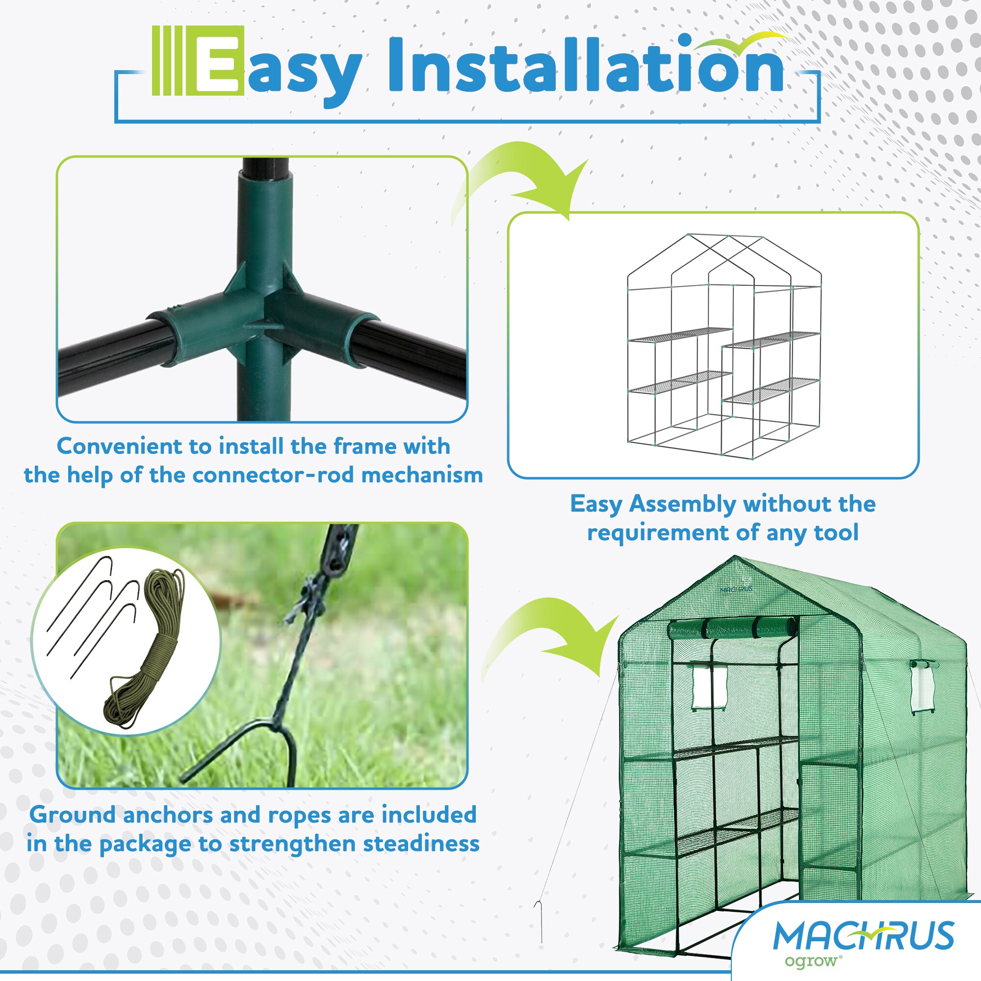 Ogrow OG4979-2T8 greenhouses - View #5