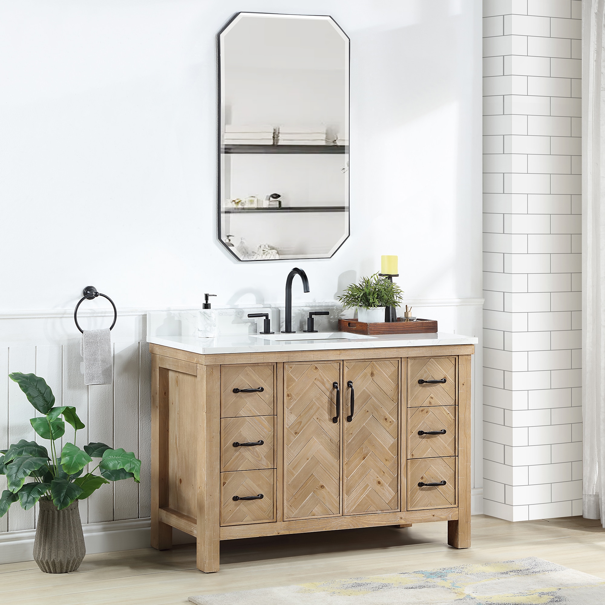 Vinnova 706848-AR-GW-NM Bath-Vanity-Combo - View #3