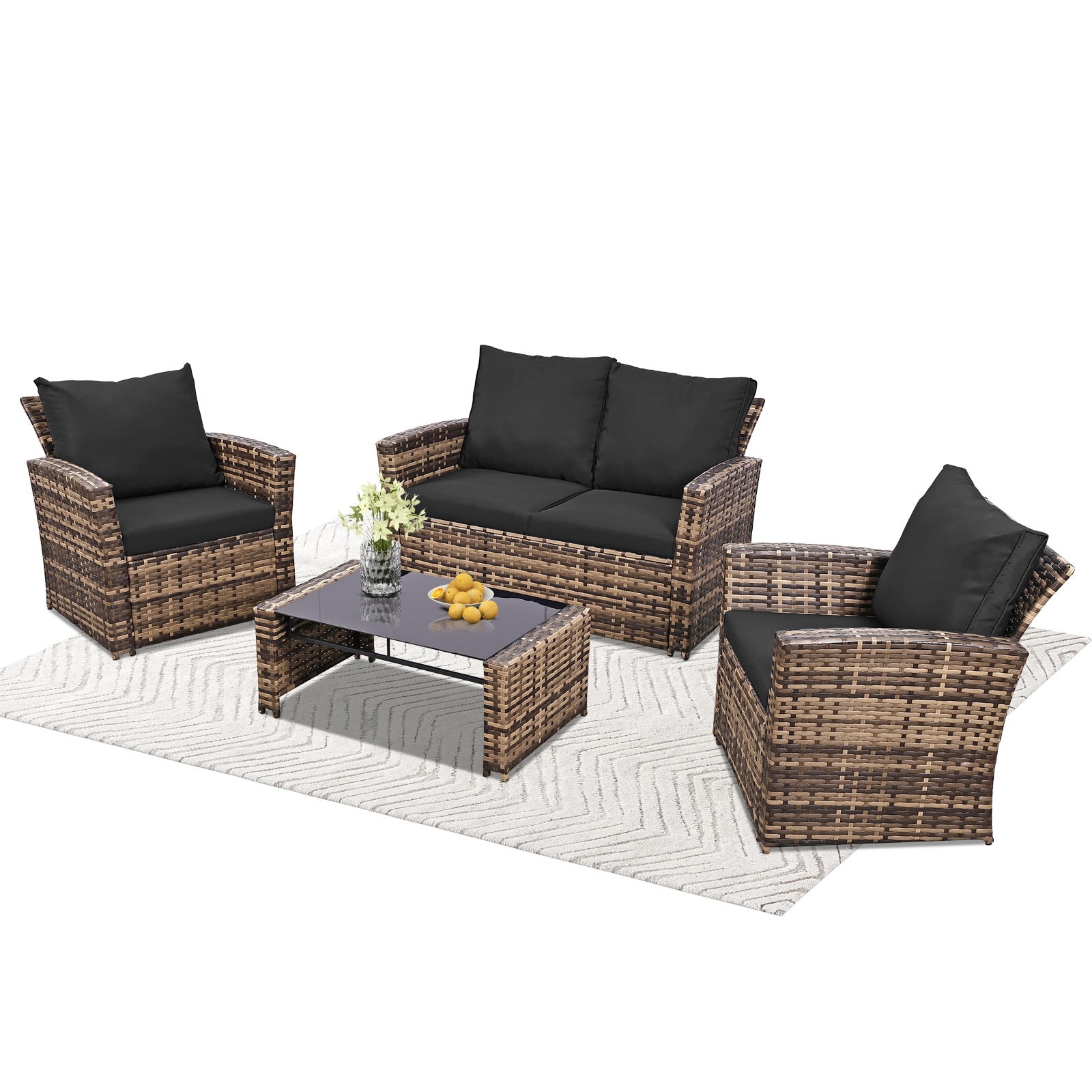 EarlGrove LS-F5781-GY00304 Patio-Conversation-Sets - View #2