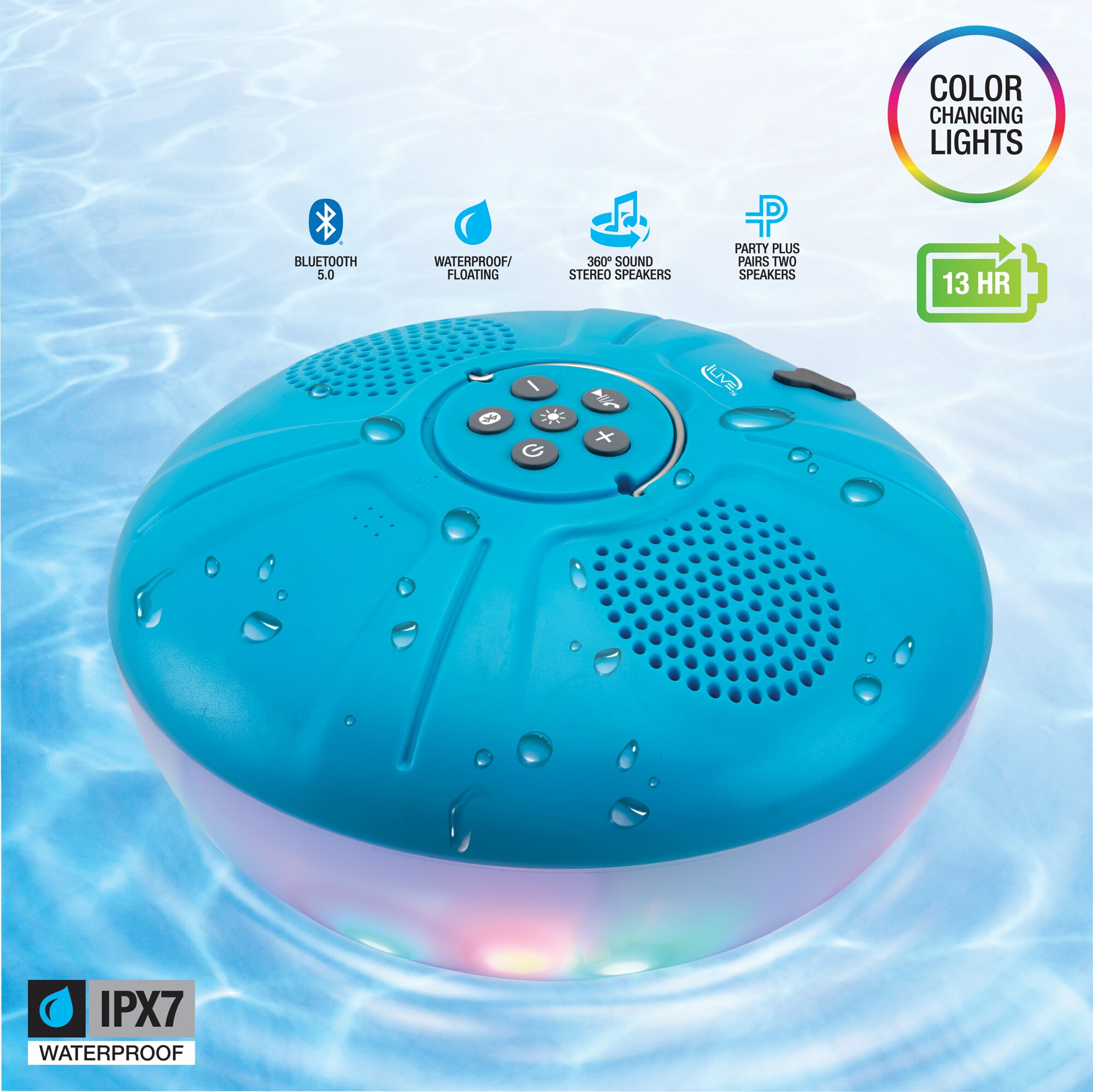 iLive ISBW322BU Portable-Speakers - View #4
