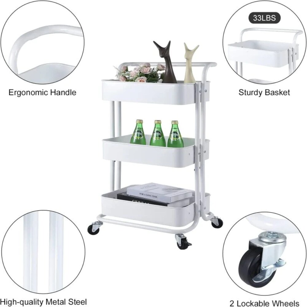 SimpleLUX FNCART171333WVOL Free-Standing-Shelving - View #5