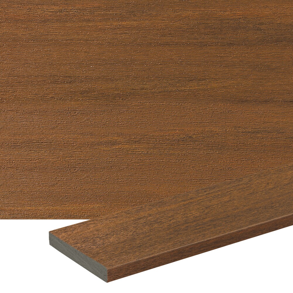 TimberTech ADB172520CY Vintage Wide Width 1-in x 8-in x 20-ft Cypress Square PVC Deck board