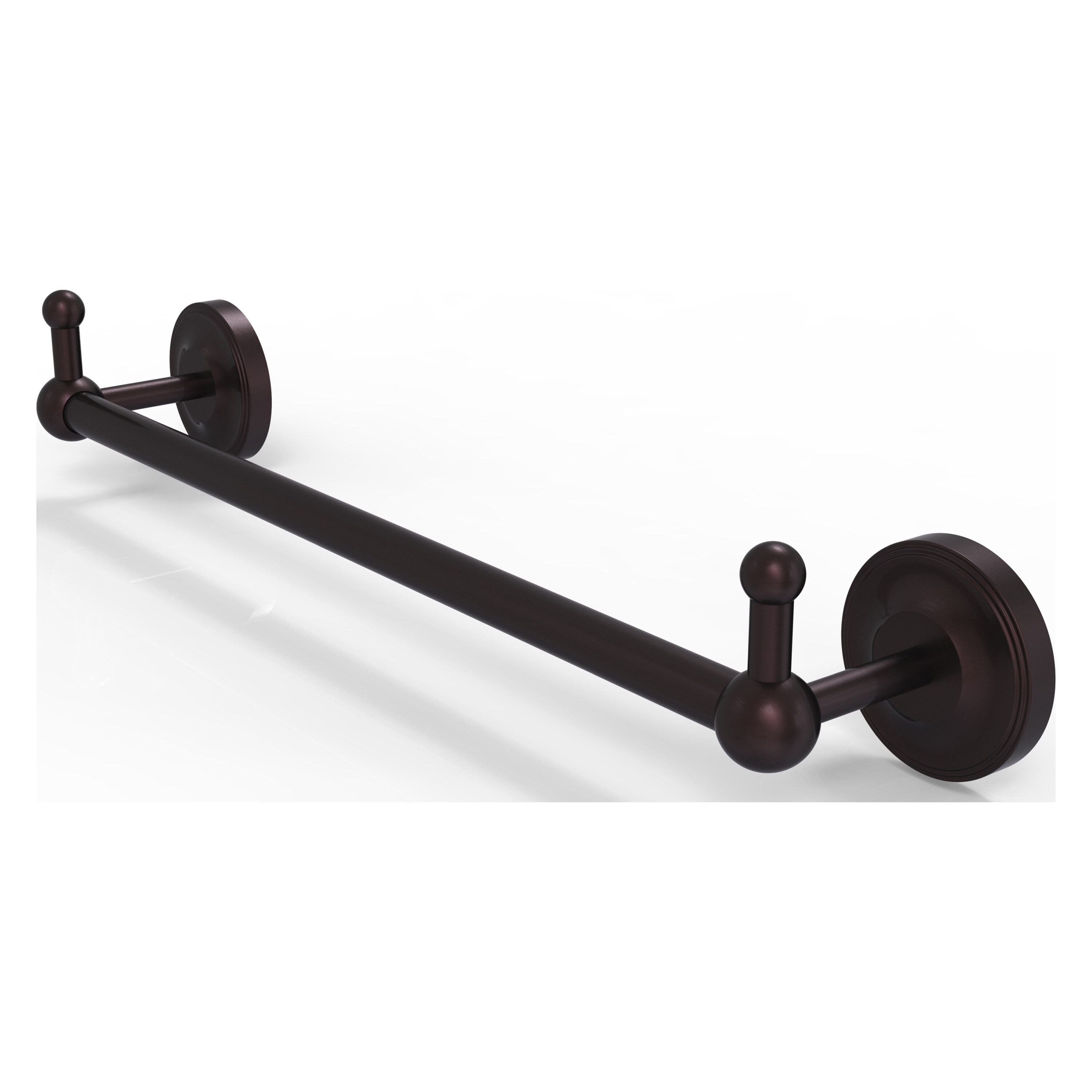Allied Brass PR-41-36-PEG-ABZ Prestige Regal 36-in Antique Bronze Wall mount Single Towel Bar