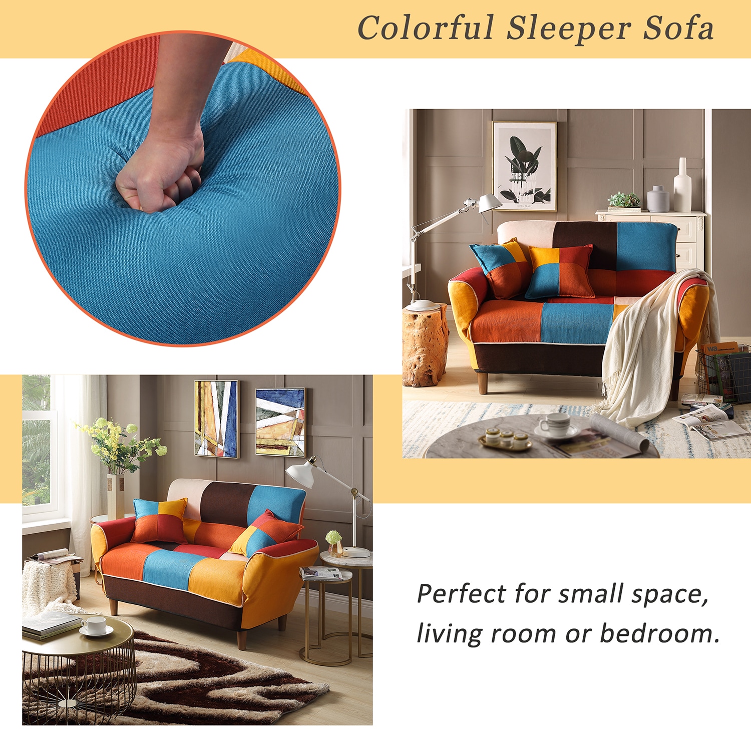 GZMR BB1953-WH Sofas-Loveseats - View #5
