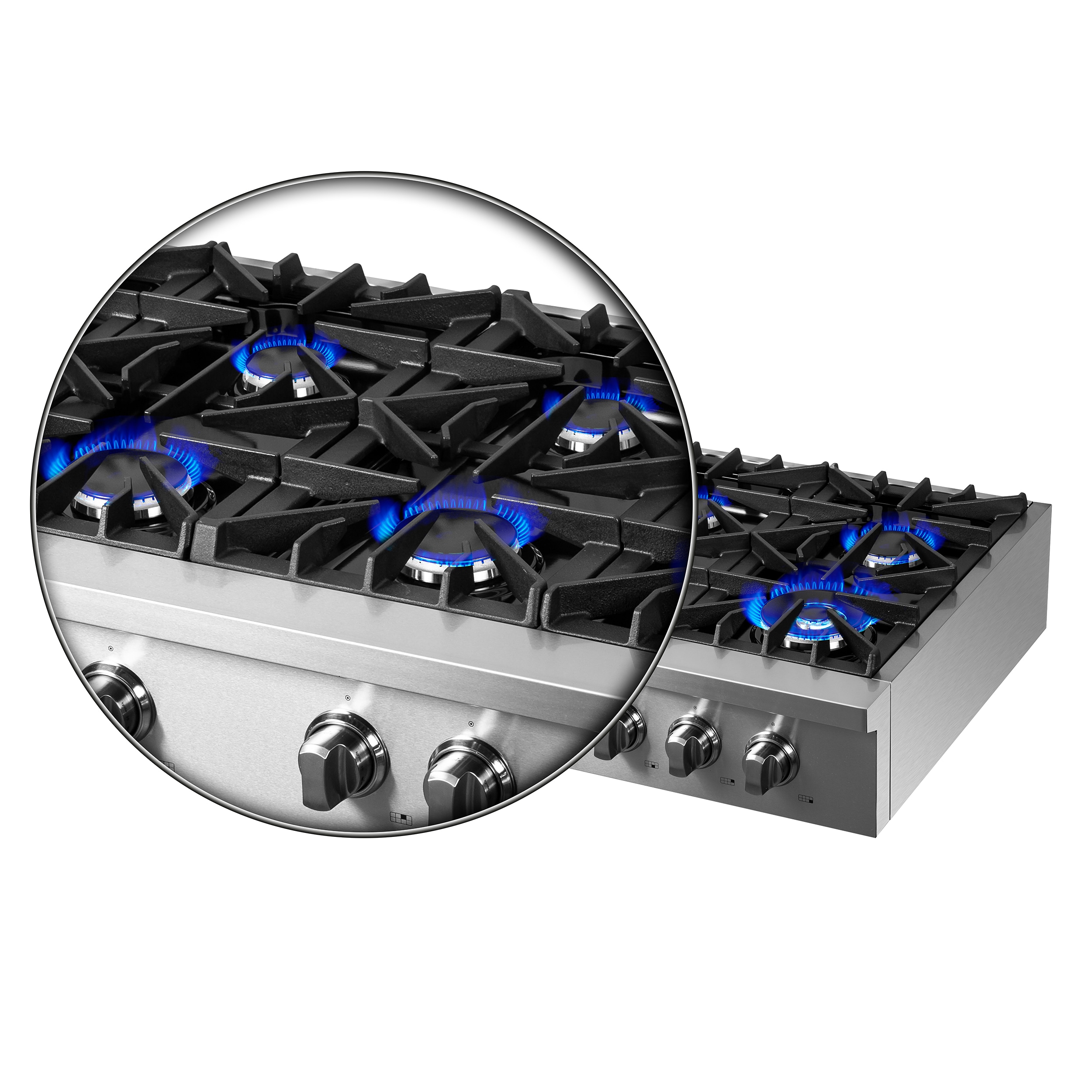 FORNO FCTGS5737-48 Gas-Cktp - View #3