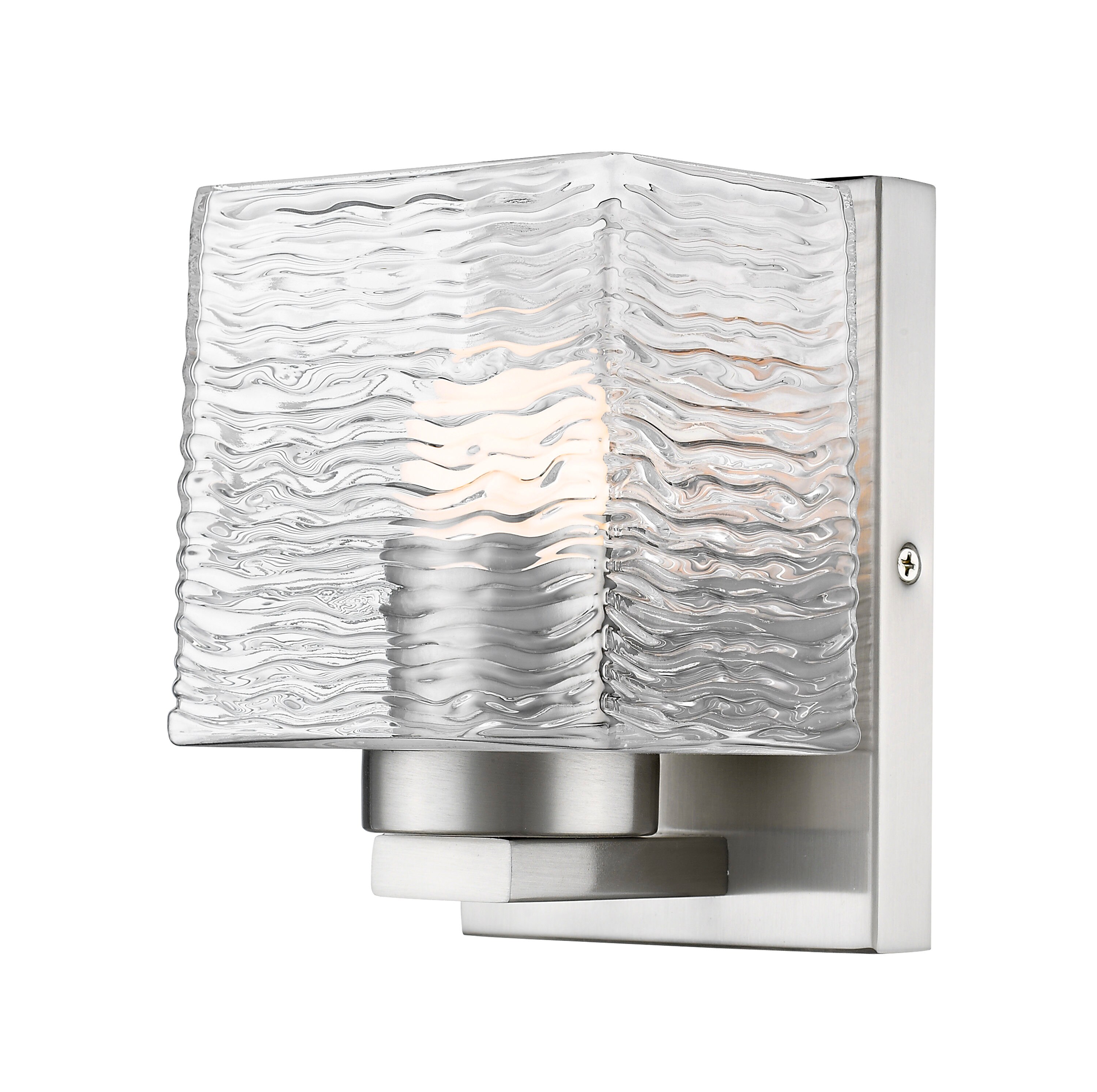 Z-Lite 336-1S-BN-LED Barrett 4.25-in 1-Light Brushed Nickel LED Modern/Contemporary Vanity Light
