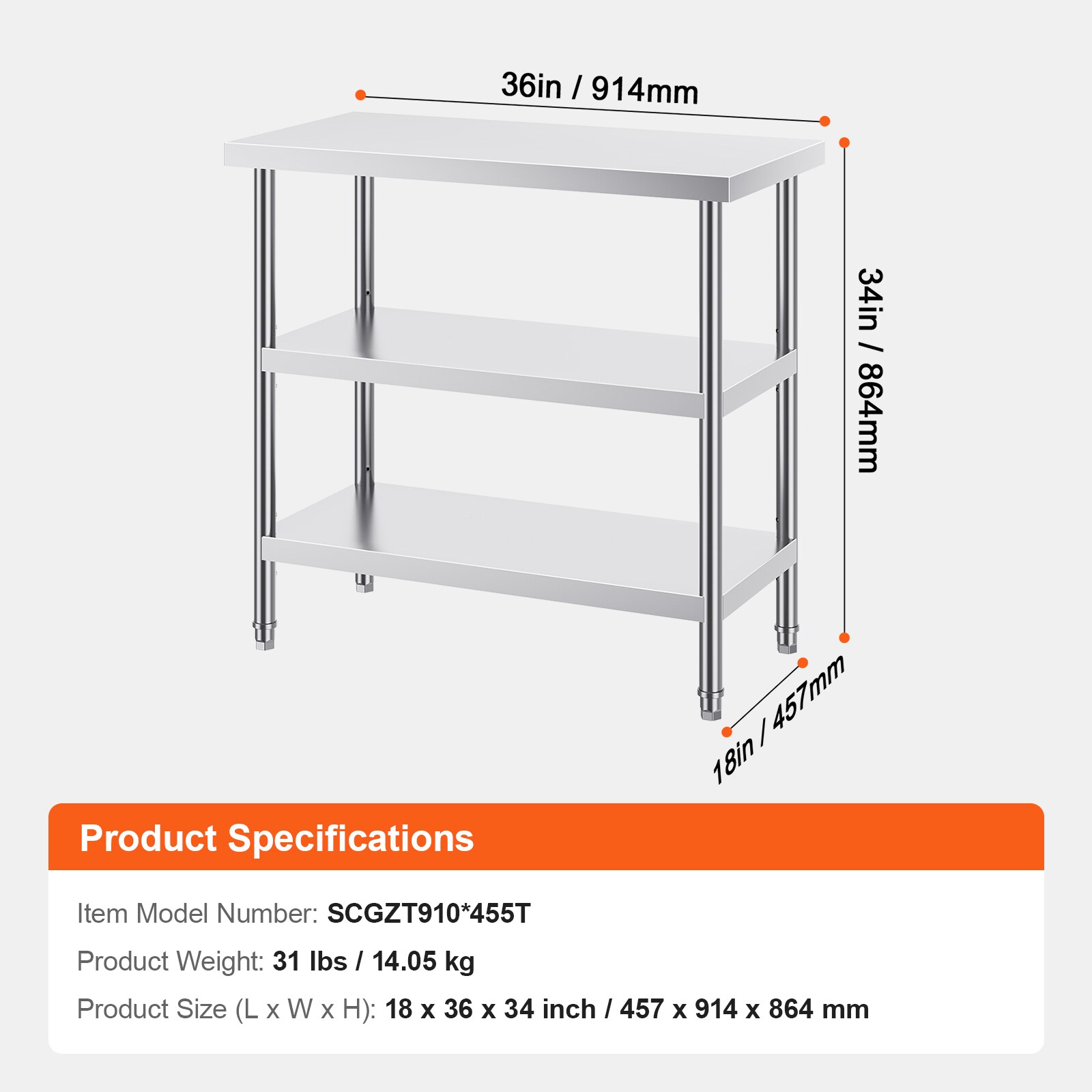 VEVOR SCCFBXGGZTSC03173V0 Kitchen-Furniture - View #7