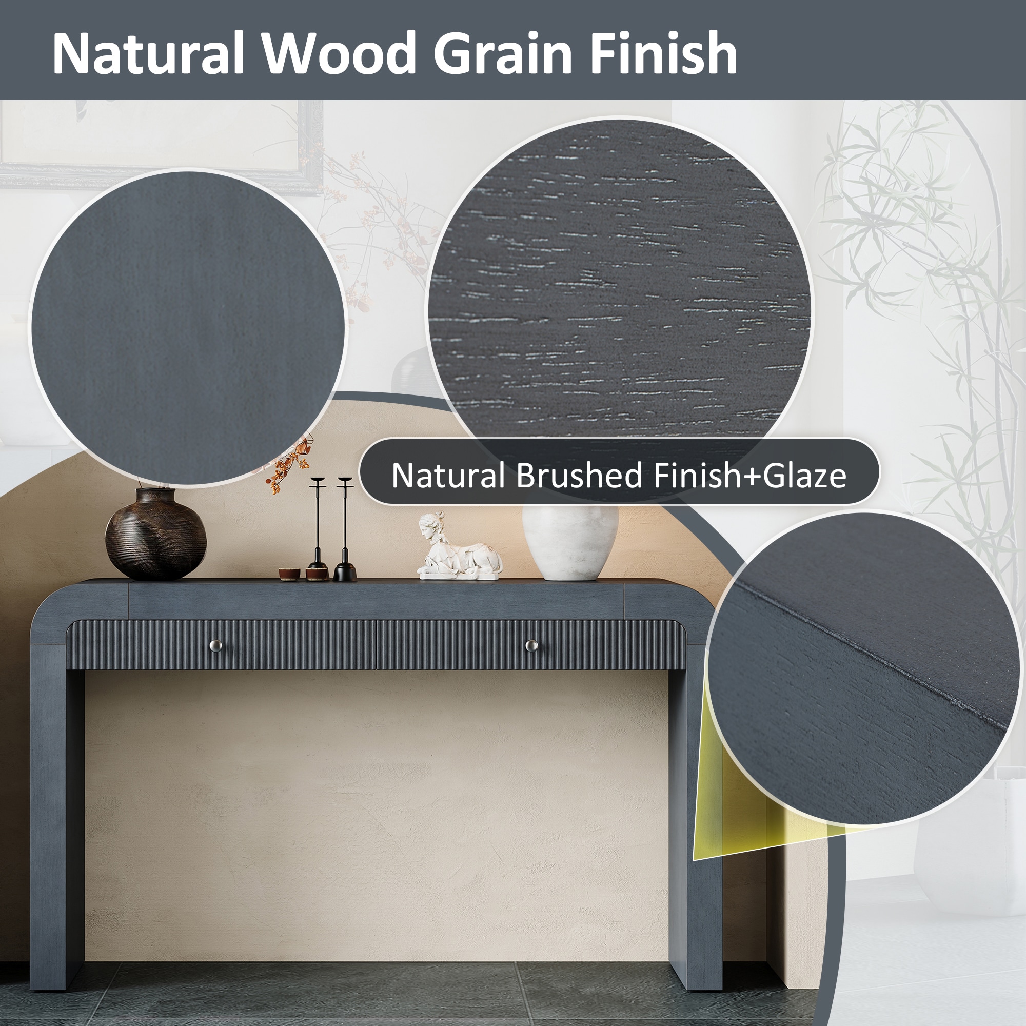SINOFURN SYA330212GY Console-Sofa-Tables - View #17