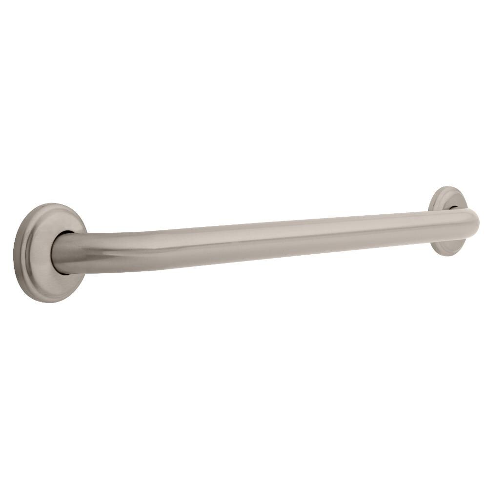 Franklin Brass 5700 Series 24-in Satin Nickel Wall Mount (ADA Compliant) Grab Bar