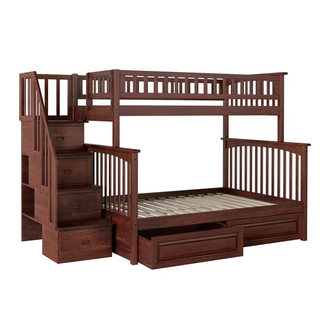 Afi Furnishings Columbia Staircase Bunk, Cherry Sheets Bunk Bed New World Schematic
