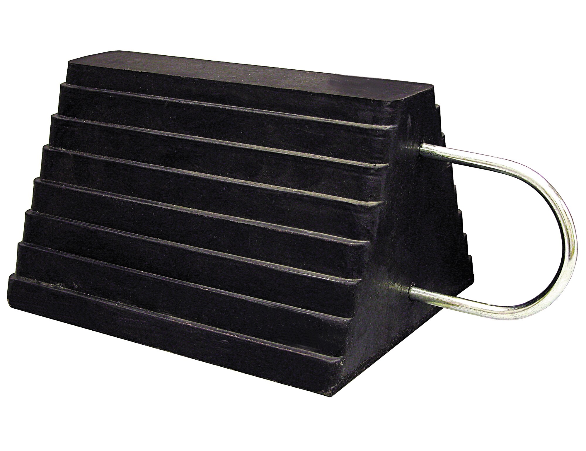 Buyers Products WC1086UWH Heavy Duty Rubber Wheel Chock with Handle