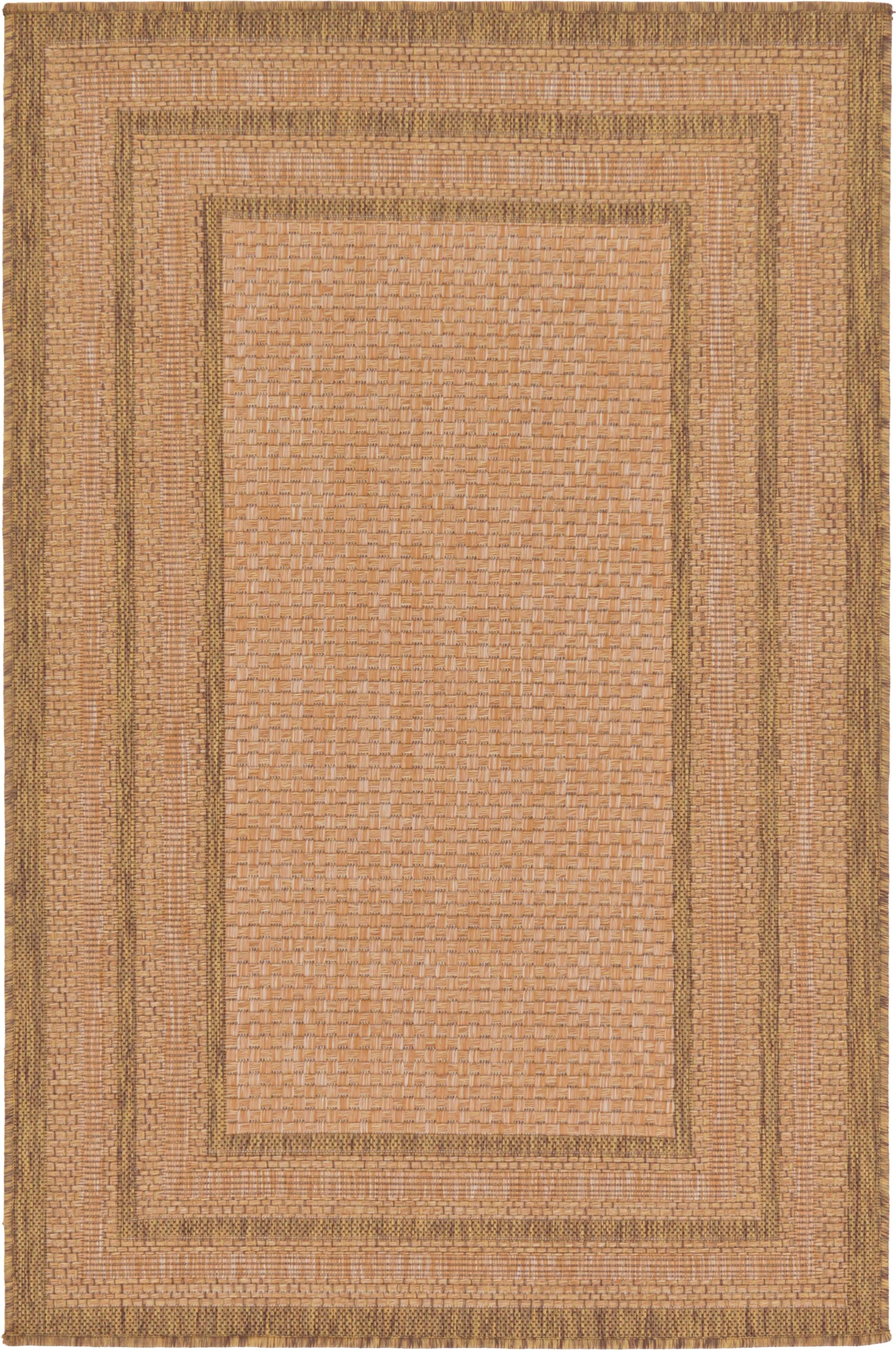 Dean 3' x 5' Indoor/Outdoor Beige Carpet Door Mat/Rug