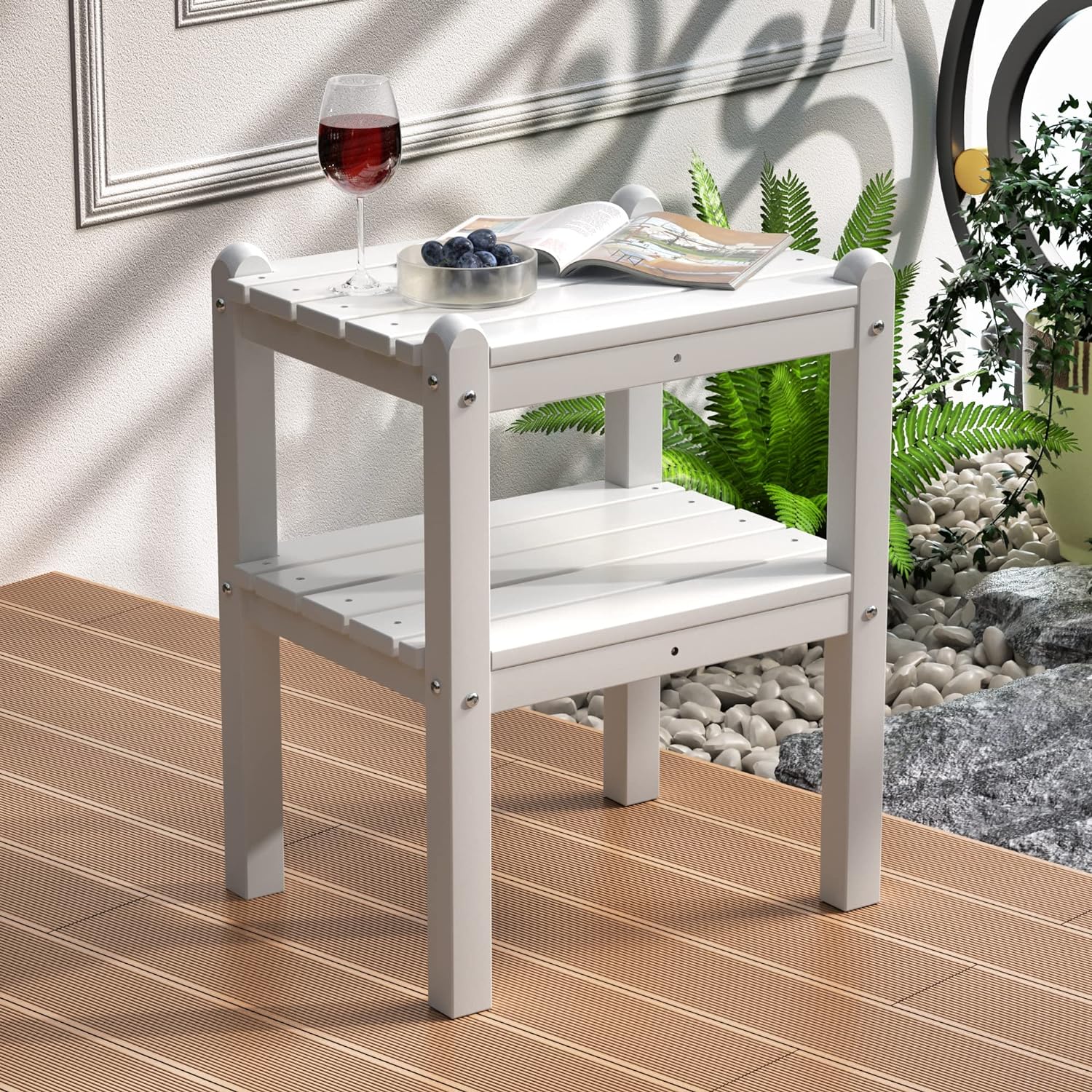 Poly furniture ST-HE03-WT Patio-Tables - View #8