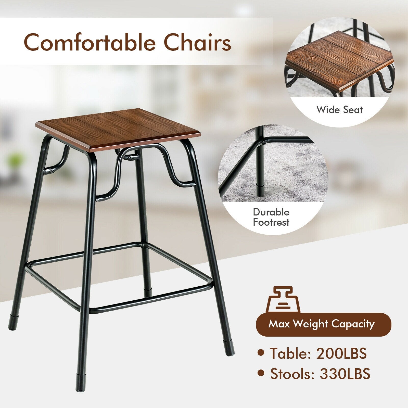 Forclover HYFE-10352CF Patio-Dining-Sets - View #4