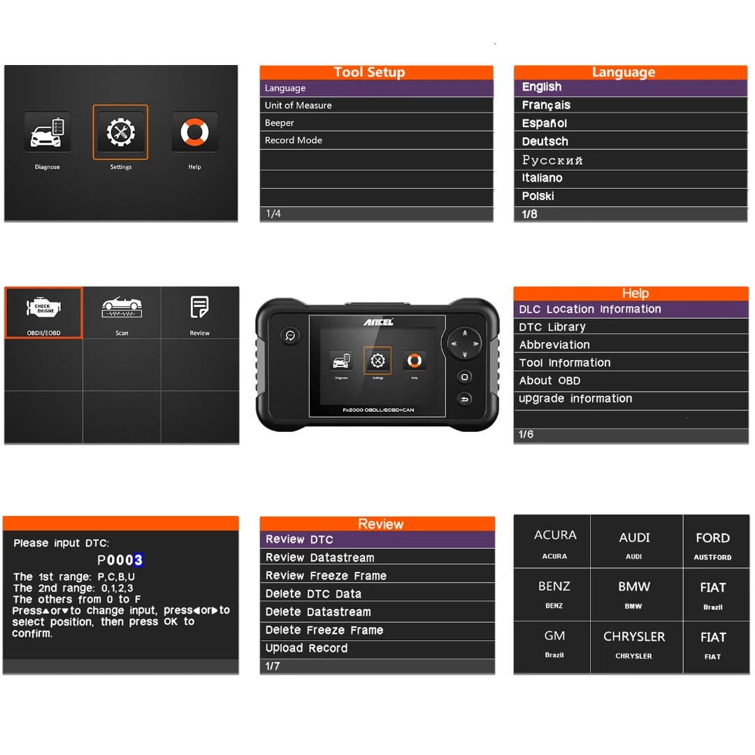 ANCEL FX2000 Auto-Diagnostic-Testing-Tools - View #10