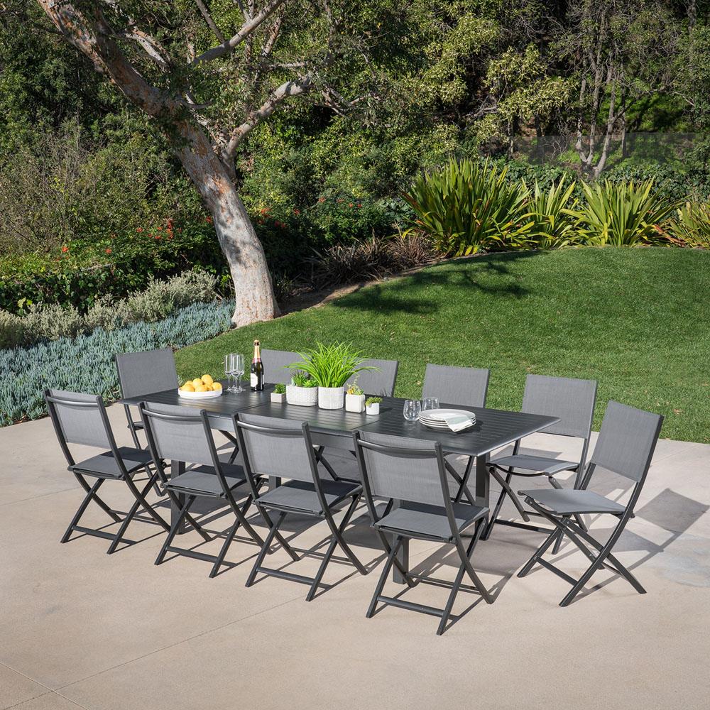Hanover CAMDN11PCFD-GRY Patio-Dining-Sets - View #11