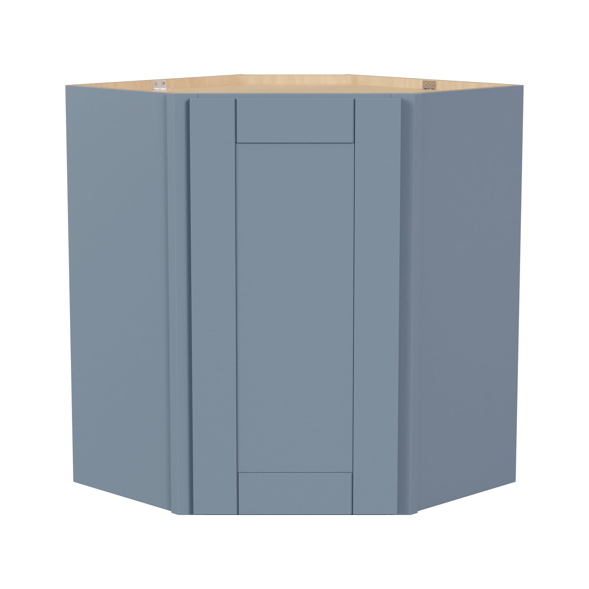 Arcade Green 404DC2430 24-in W x 30-in H x 24-in D Gray Birch Diagonal Corner wall Fully assembled Plywood Cabinet (Recessed Panel Shaker)
