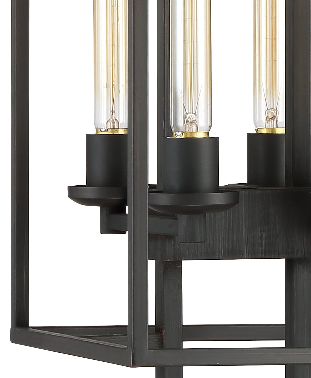 Craftmade Cubic 4-Light Bronze Transitional Dry rated Chandelier in the ...