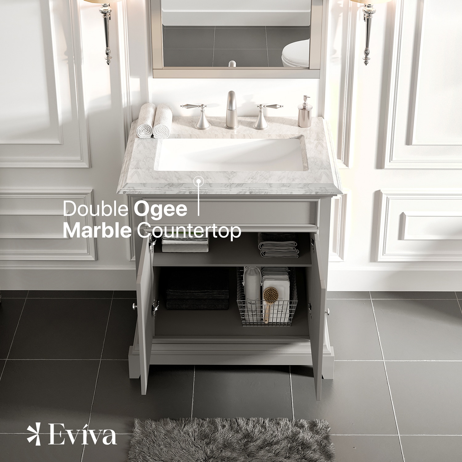 Eviva EVVN707-30GR Bath-Vanity-Combo - View #3