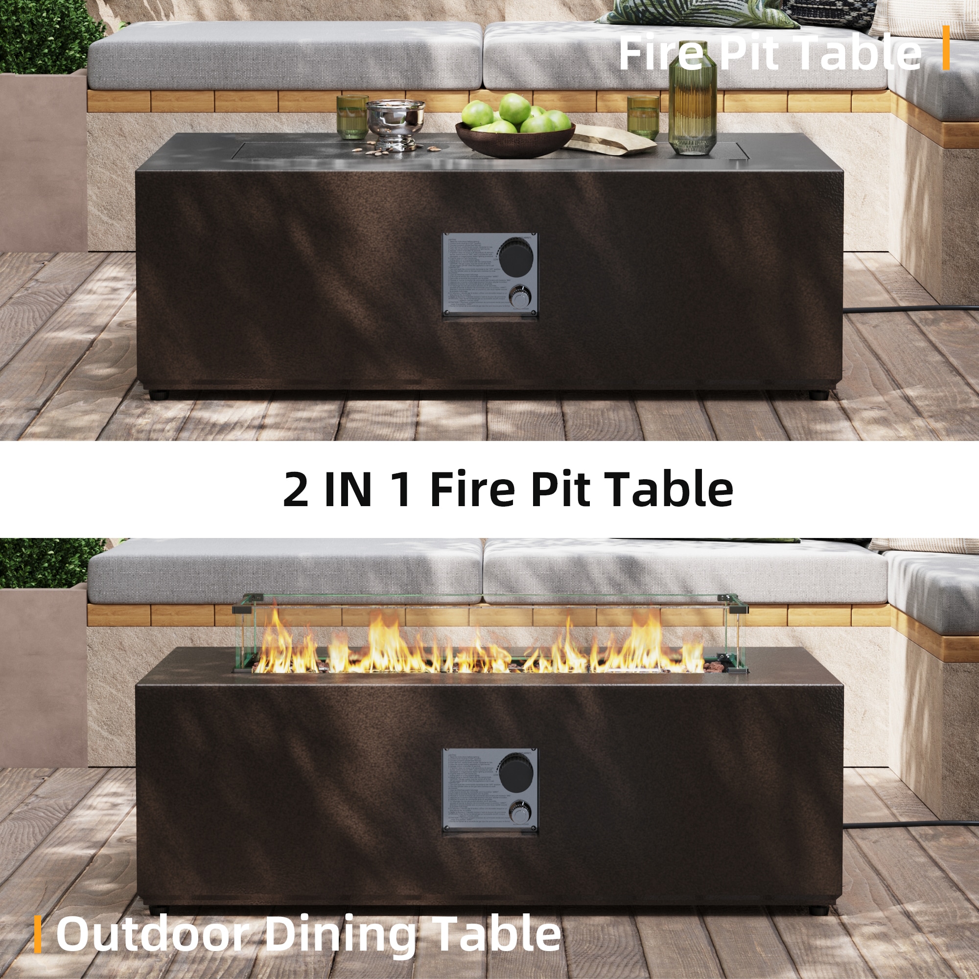 UPHA 42TP-CFX-ZSJH-QT Outdoor-Gas-Firepits - View #5