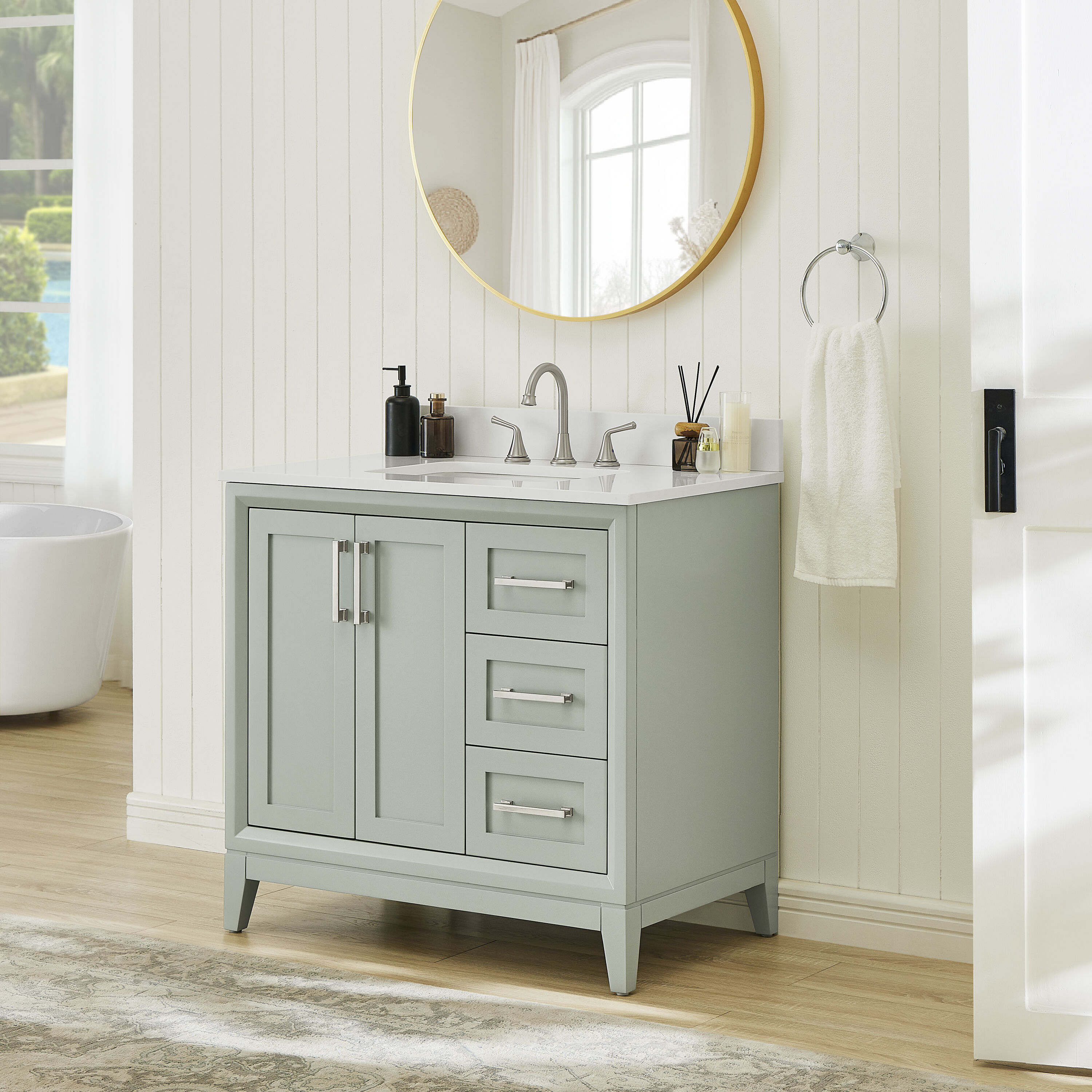 Runfine RF110462 Bath-Vanity-Combo - View #2