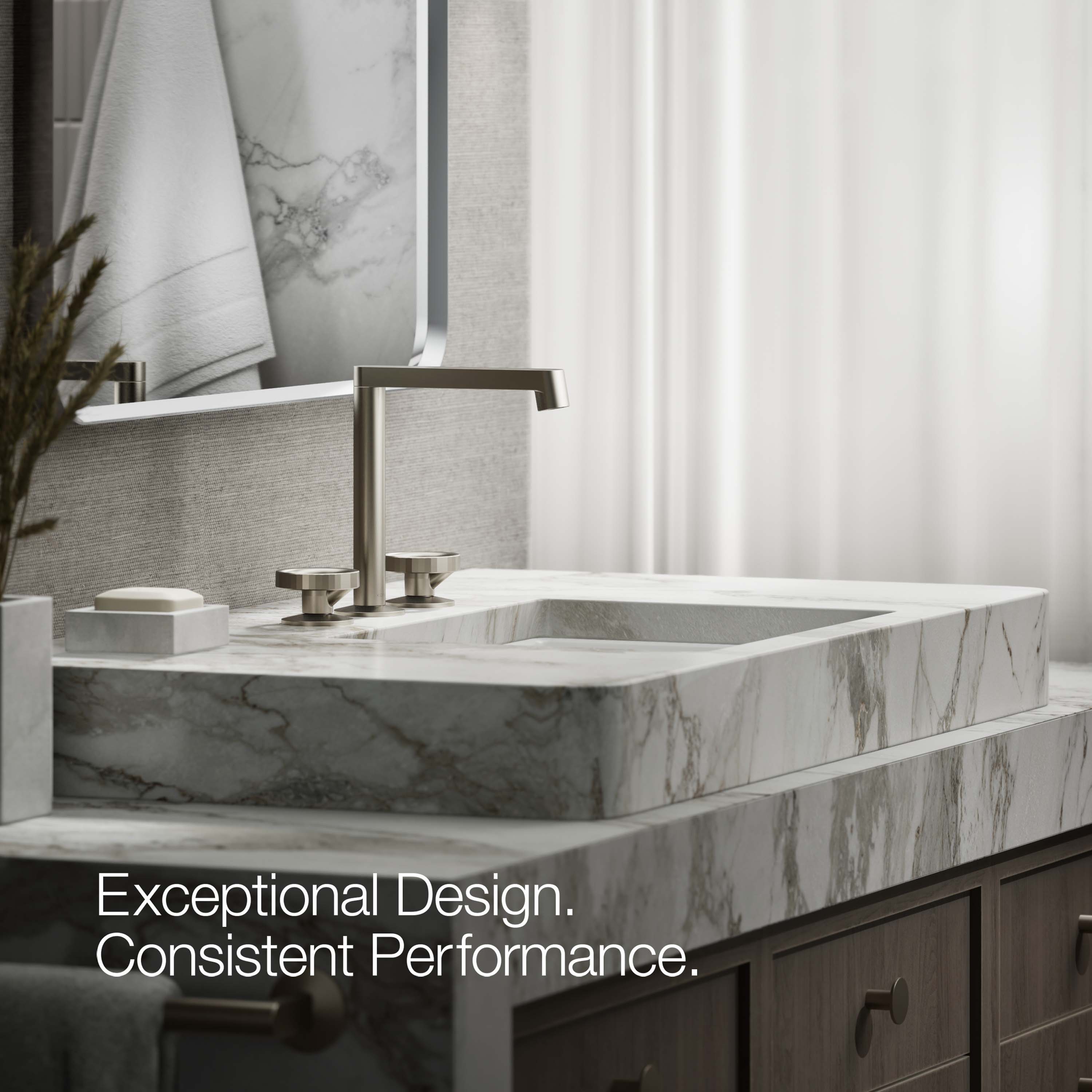 KOHLER K-77974-9-BN Faucet-Tub-Shower-Handles - View #3