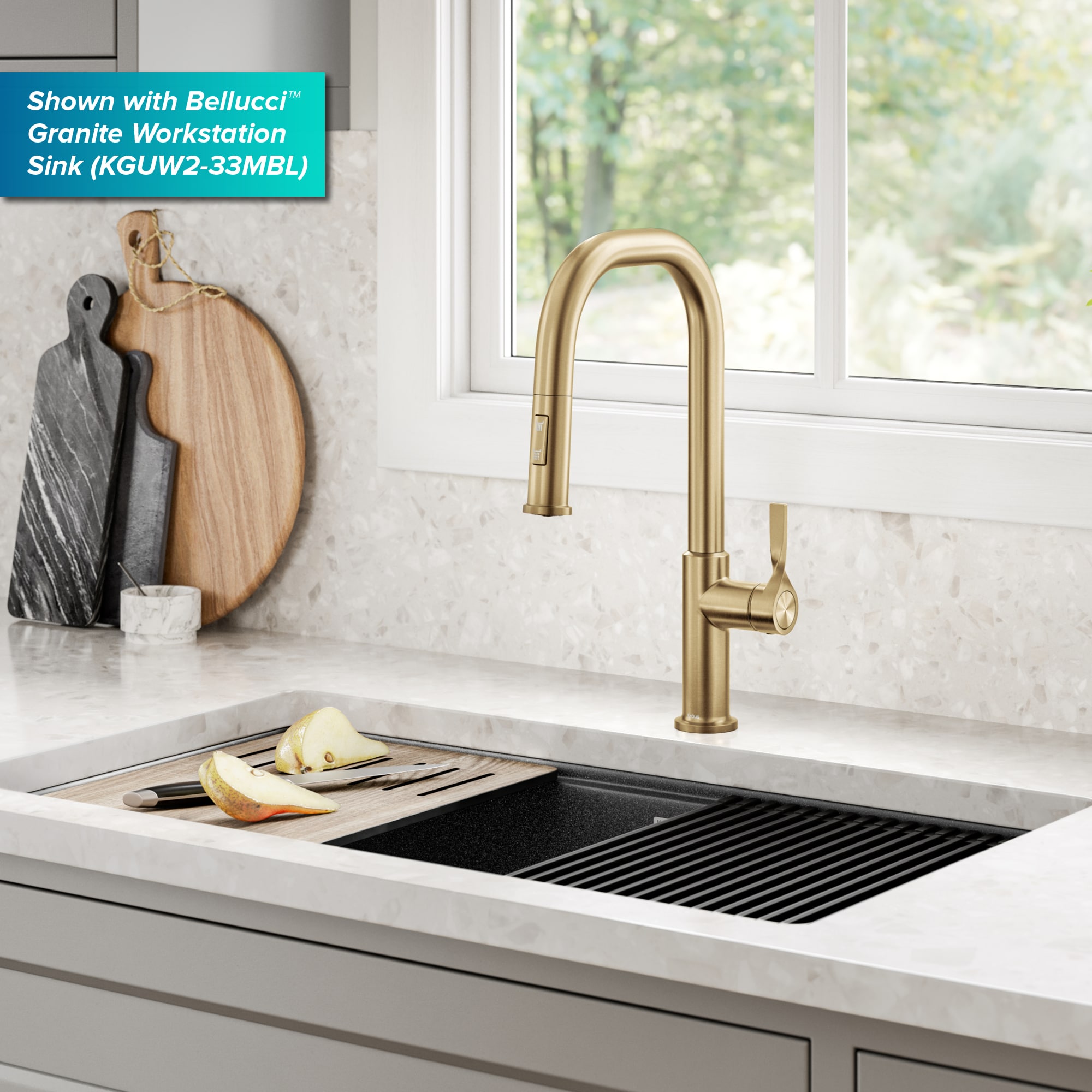 Kraus KPF-2841SFBB Kitchen-Faucets - View #3