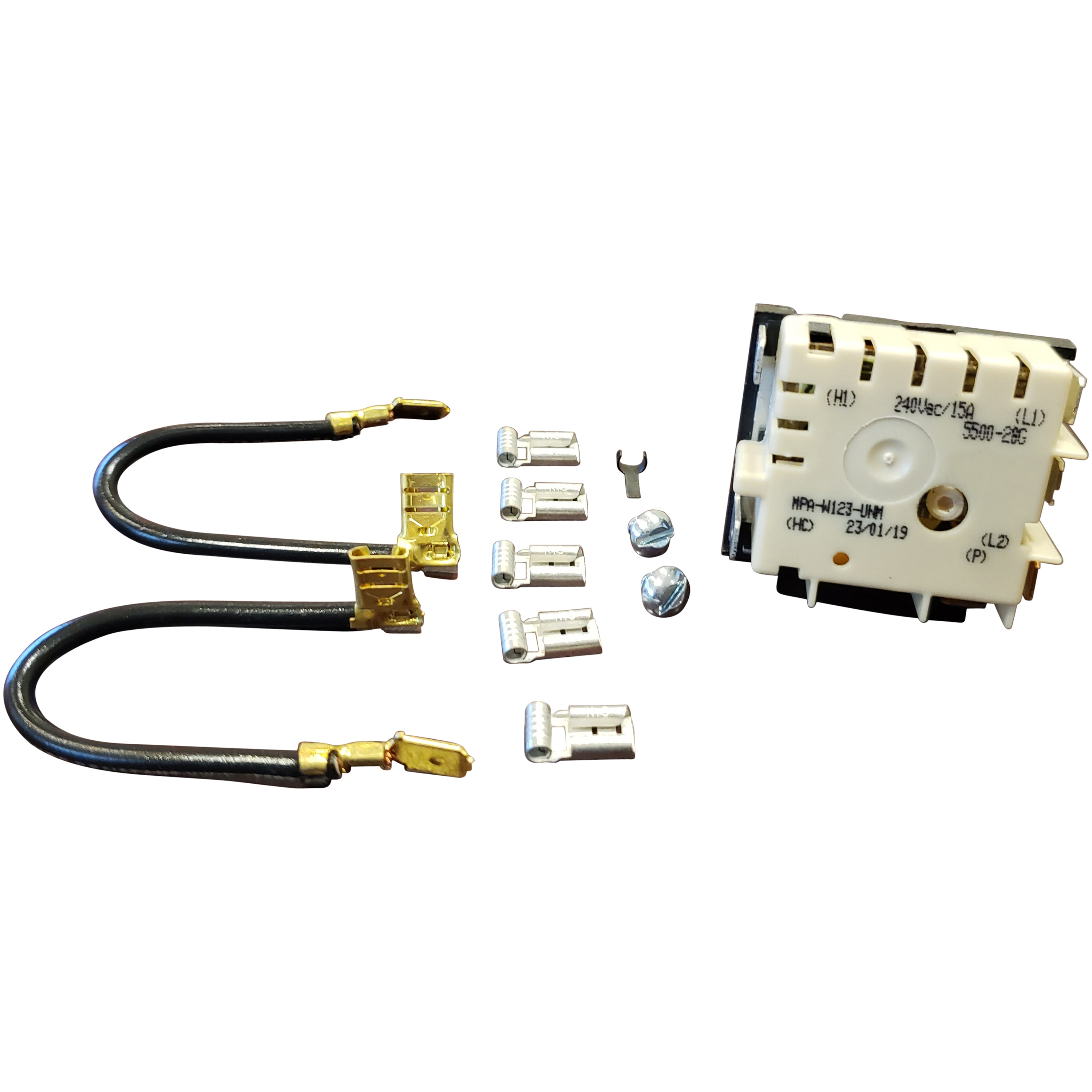 Robertshaw 3100-006 Electric range 6-in Switch for 6-in burner ( Black, cold, silver, beige )