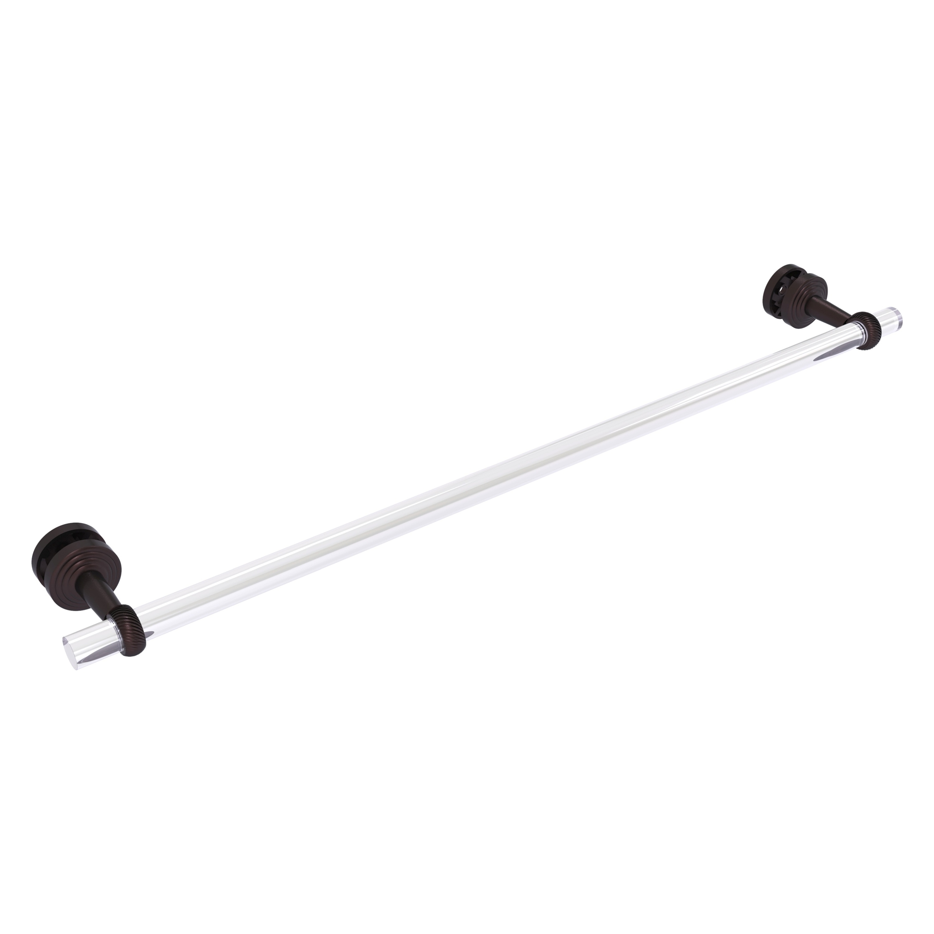 Allied Brass PB-41T-SM-30-ABZ Pacific Beach 30-in Antique Bronze Over-the-door Single Towel Bar