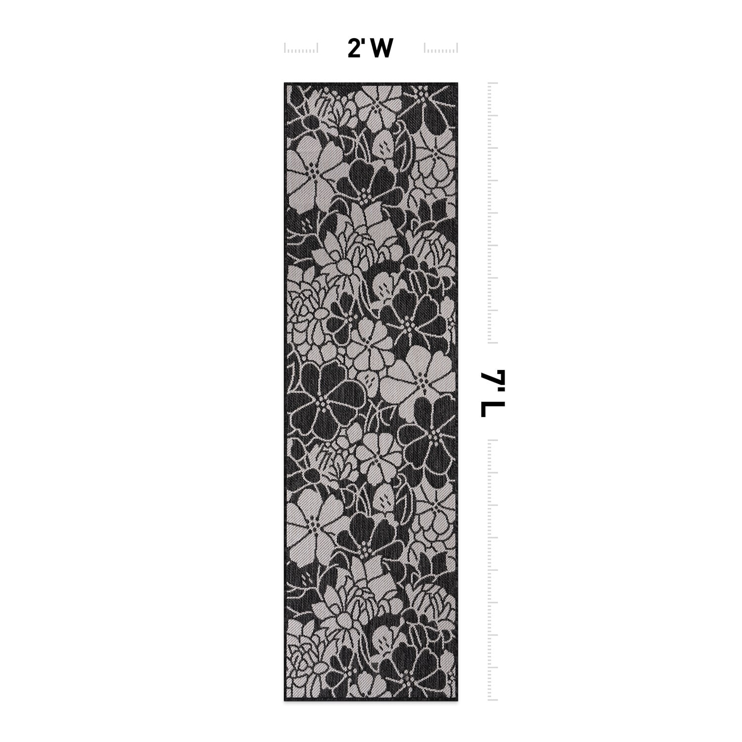 World Rug Gallery 115BLACK2X7 rugs - View #3