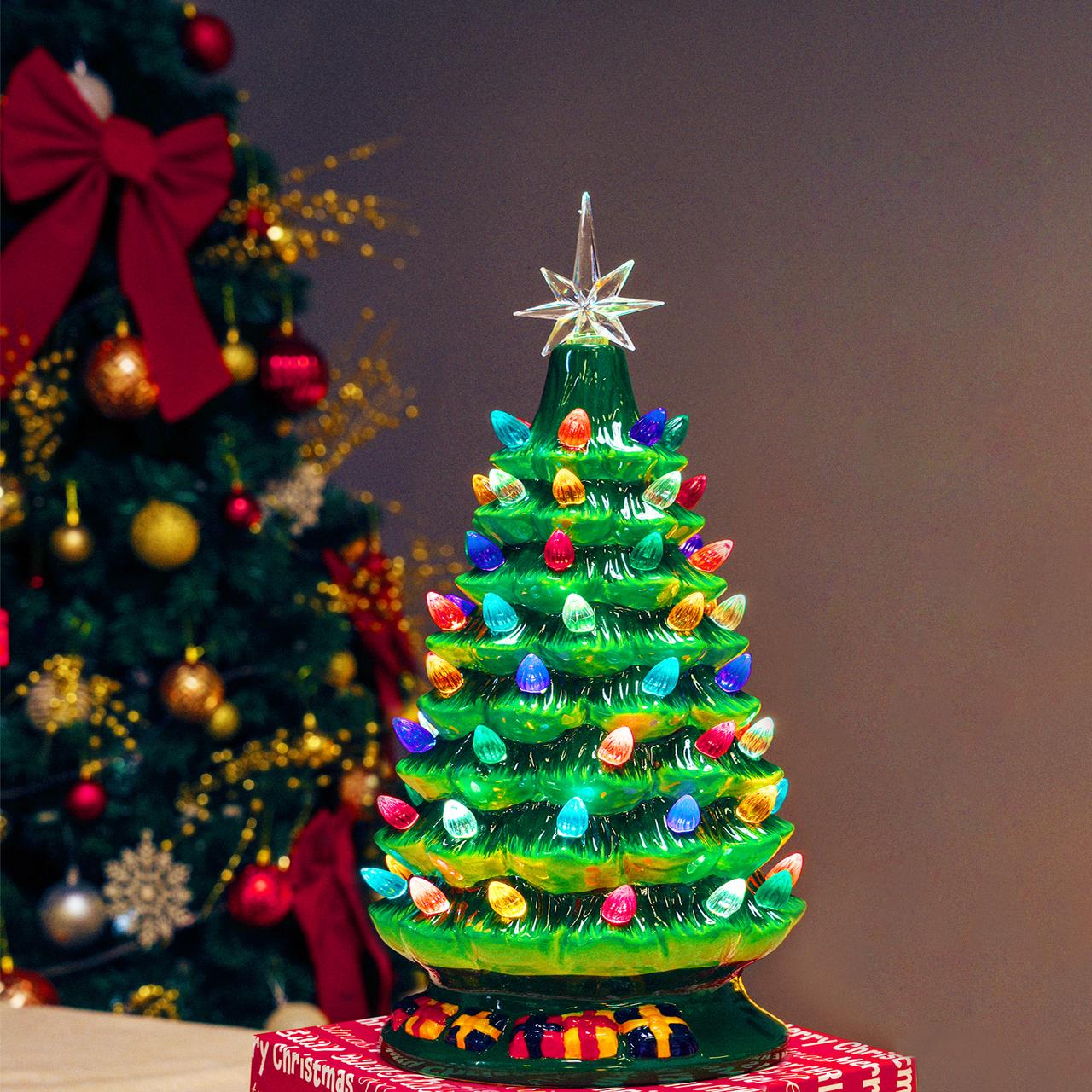 Amazon.com: 2FT Mini Christmas Tree, Small Tabletop