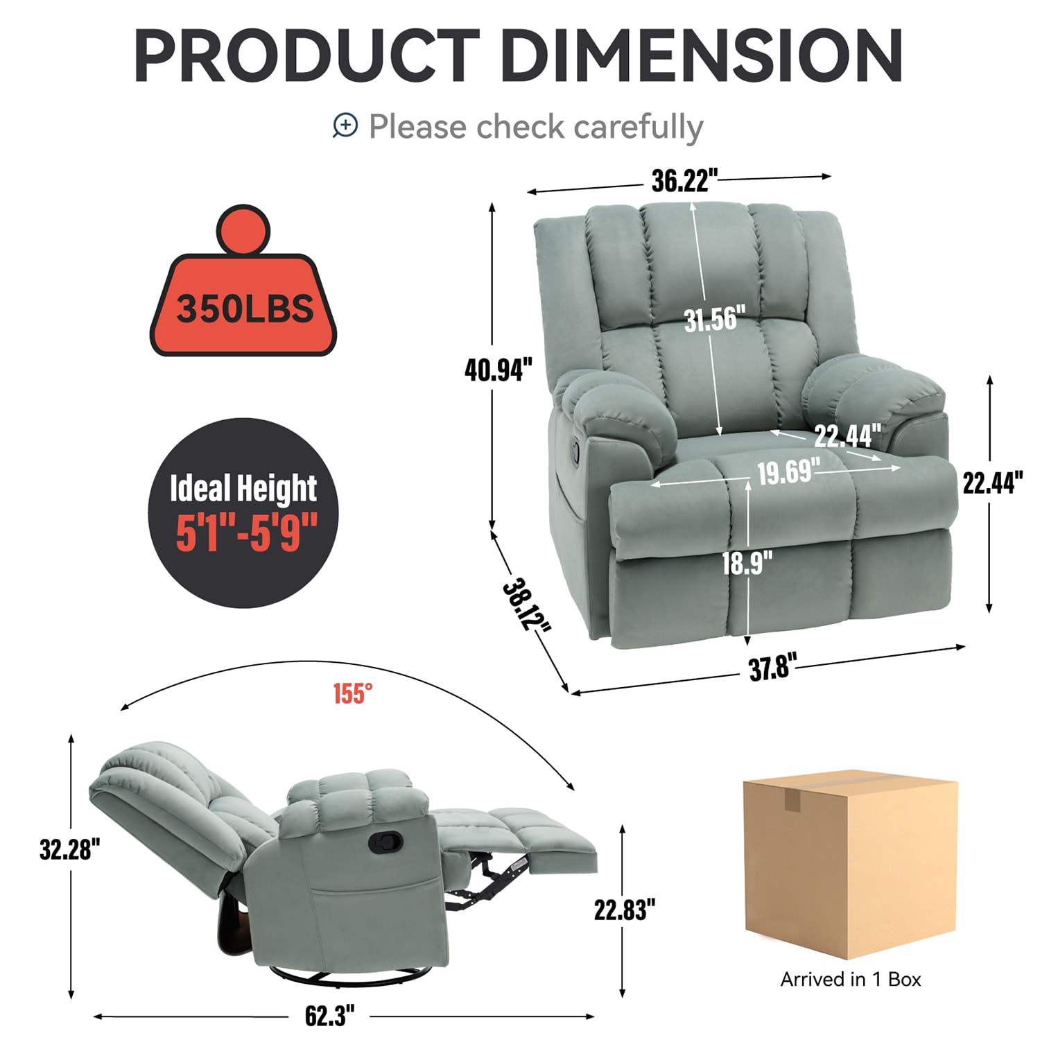 GZMR GZ-VB0049 recliners - View #5