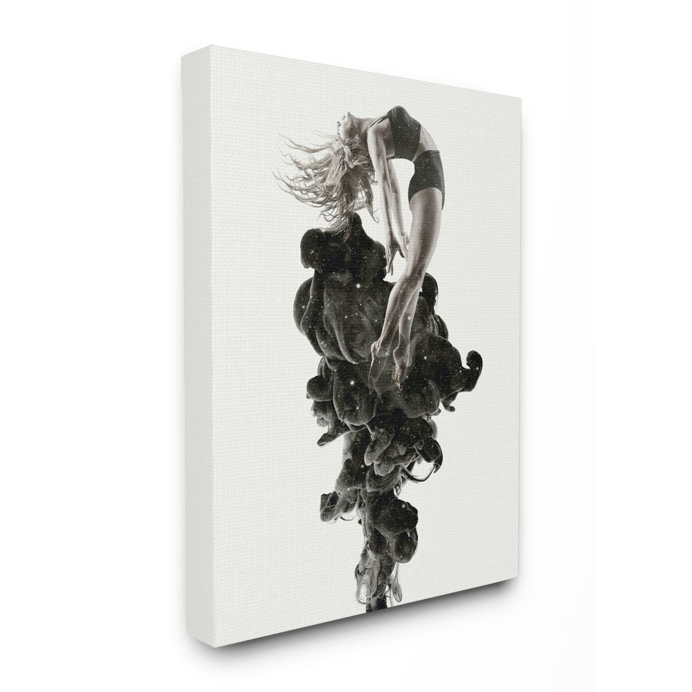 Stupell Industries PAP-108-CN-16X20 Female Figurative Abstract Illustration Design Fabrikken 20-in H x 16-in W Abstract Print on Canvas