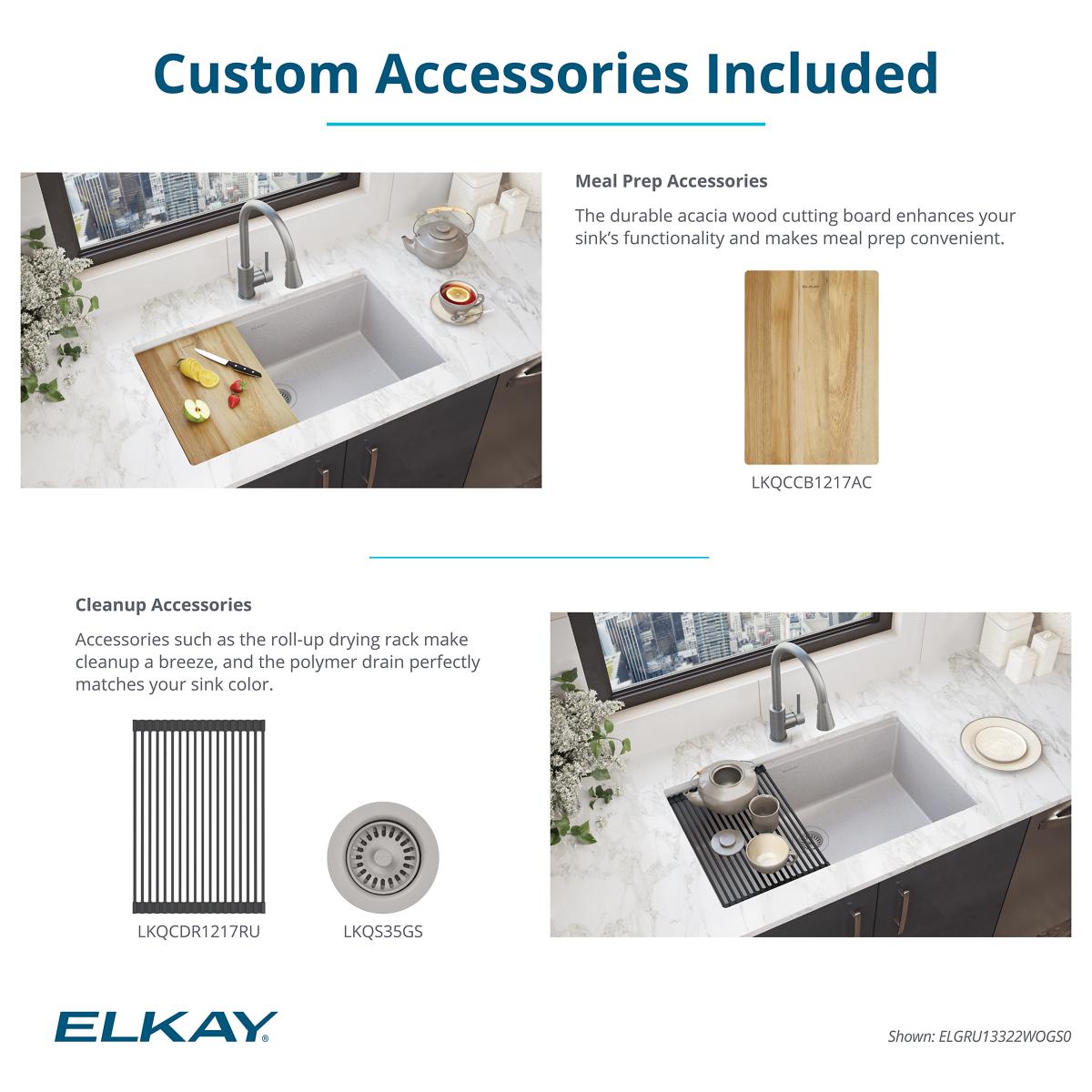 Elkay ELGRU13322WOGS0 Kitchen-Sinks - View #7
