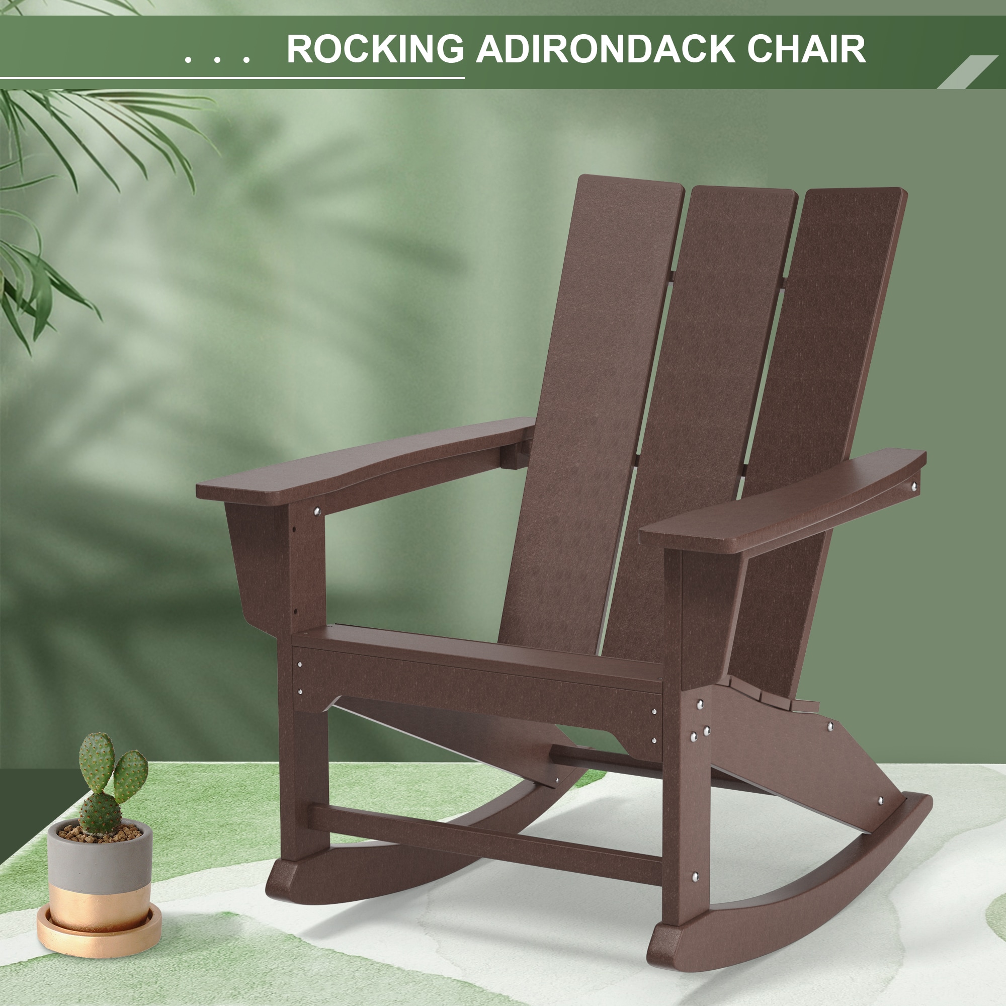 Poly furniture RC-HE02-BR Patio-Chairs - View #6
