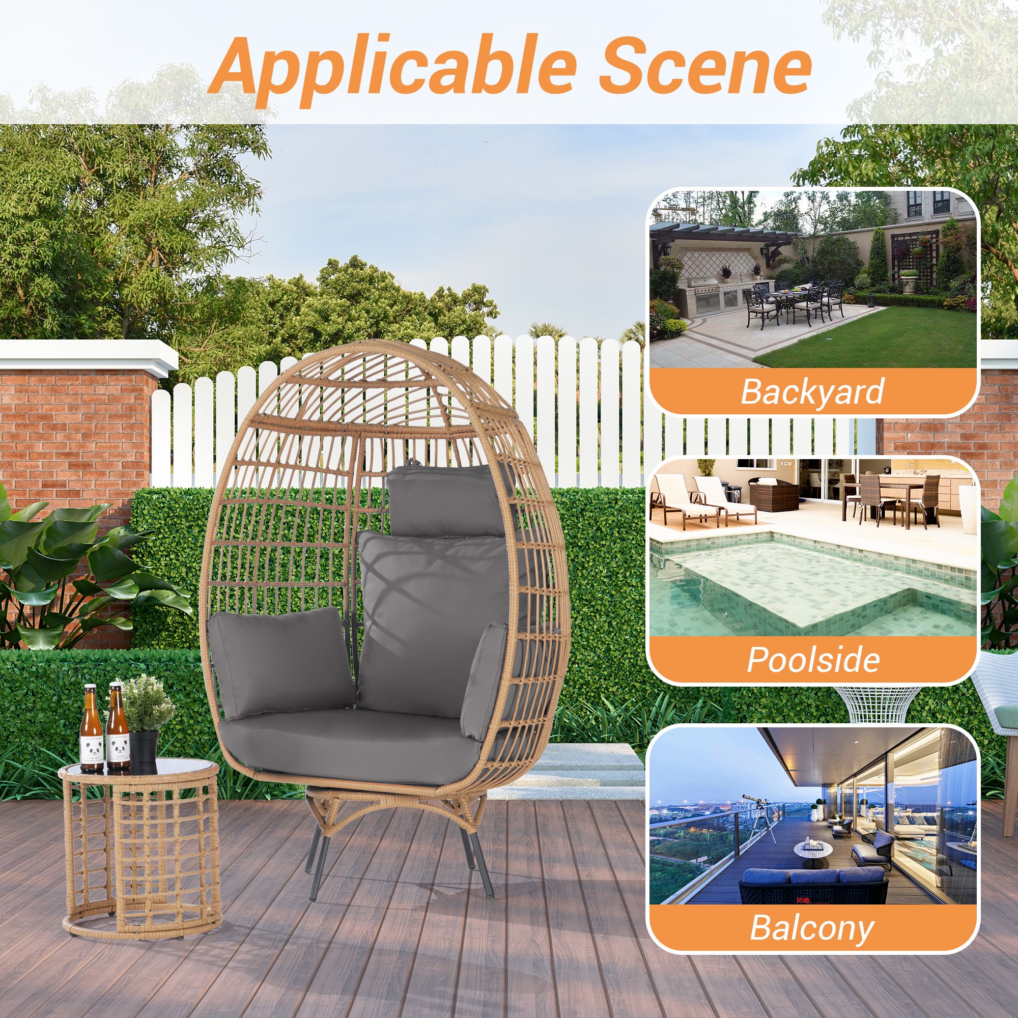 SANSTAR L-RJDC68GY-BB Patio-Chairs - View #7