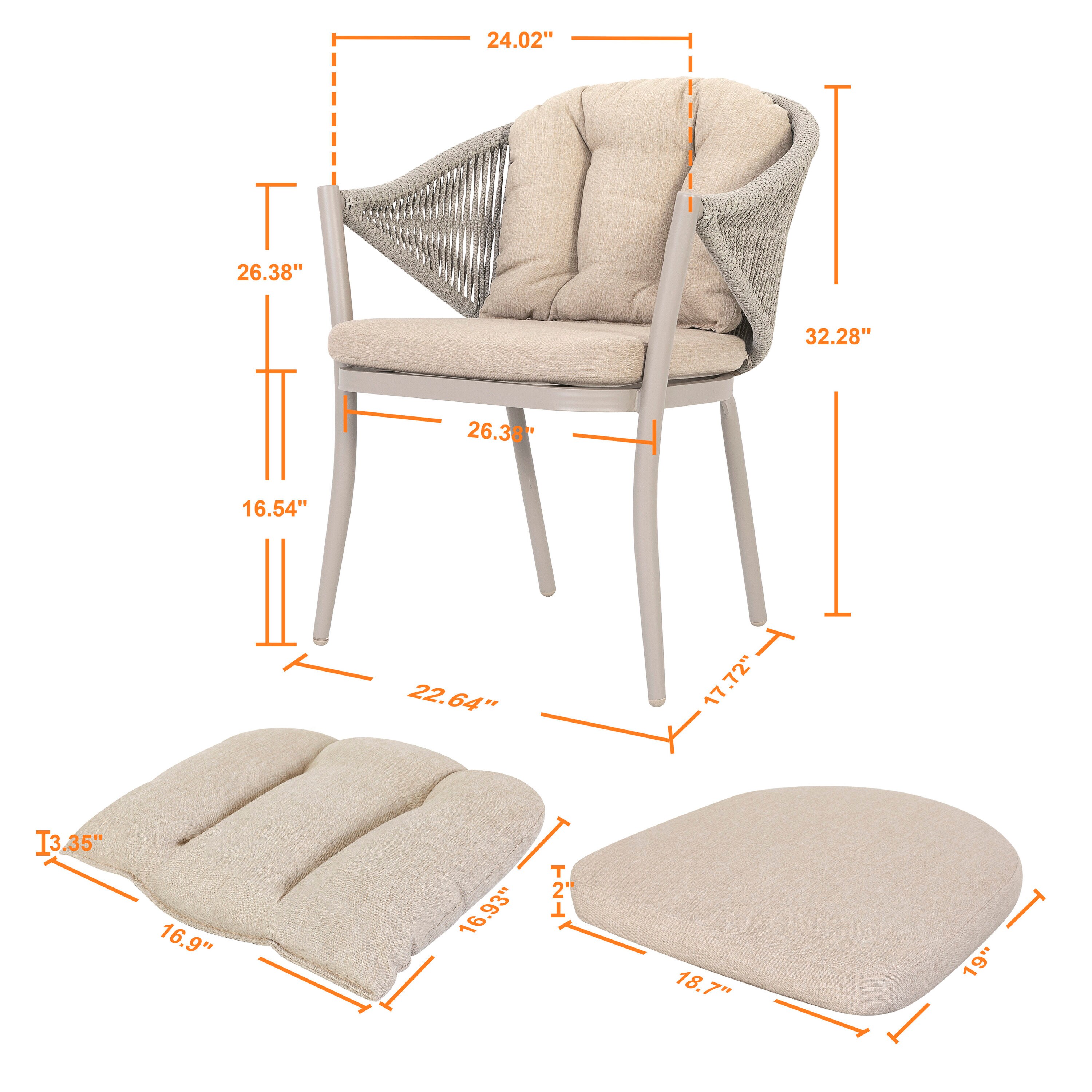 Nuu Garden DW101-KF Patio-Chairs - View #17