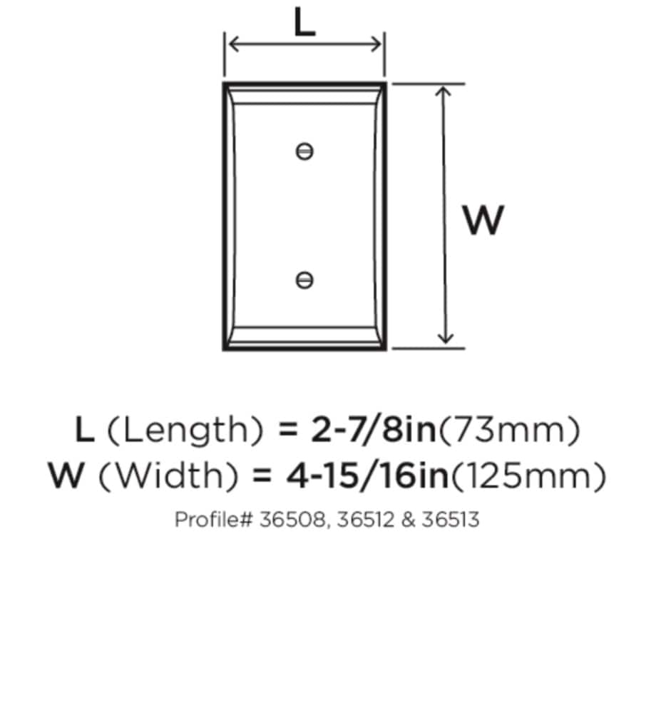 Amerock 1906952 Electrical-Wall-Plates - View #2